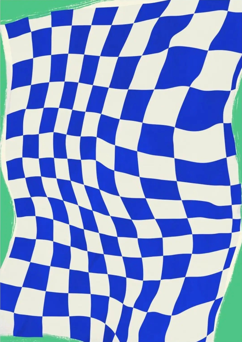 BLUE CHECKER CLOTH