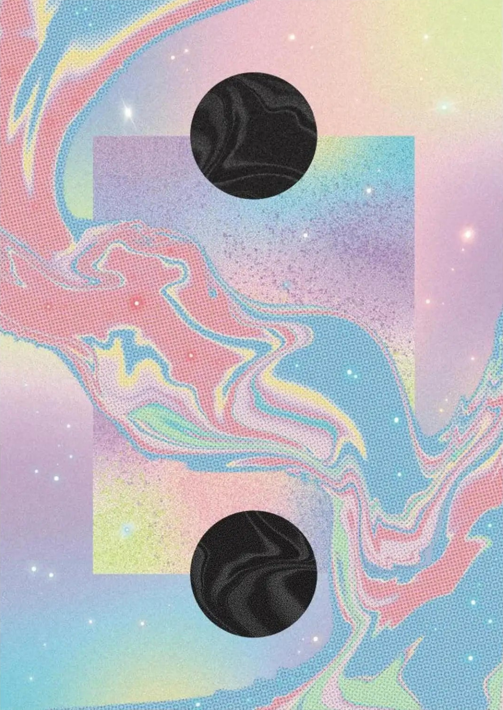 BLACK HOLE PASTEL COSMOS