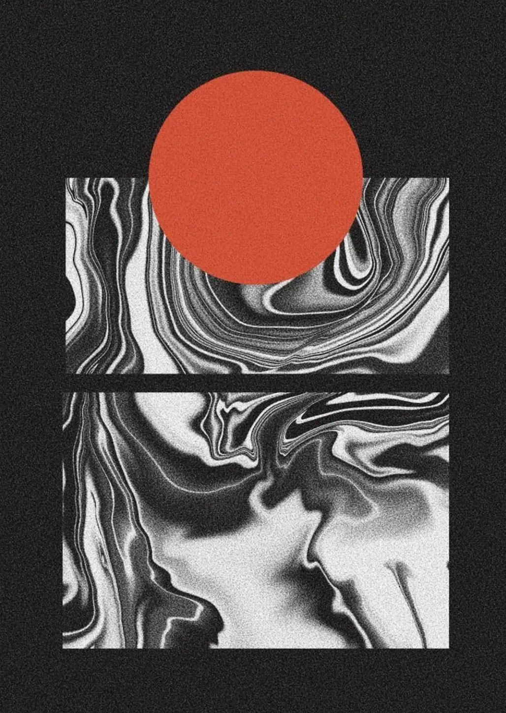 MINIMAL MARBLE SUNSET