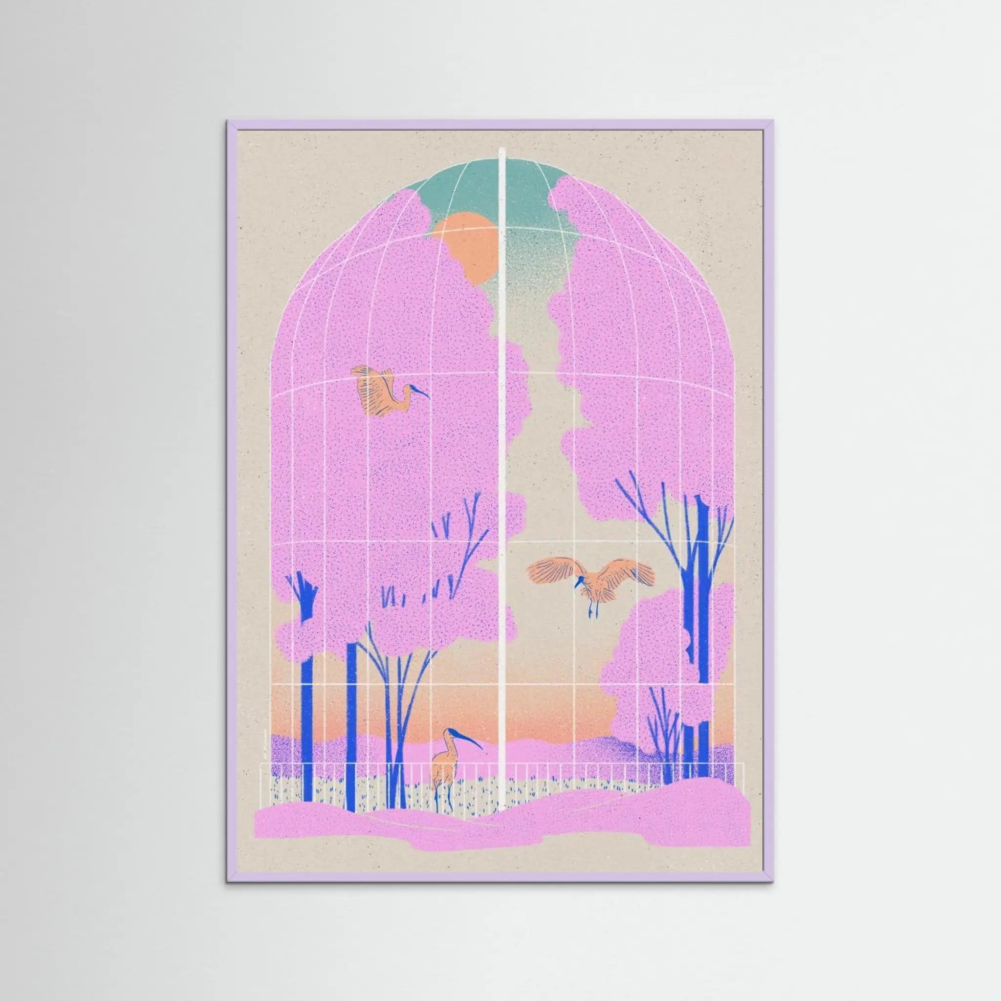Poster-AVIARY- Ada Jarzebowska- TADAM!-affiche-art-print- 21 x 29 cm / 8 x 11″ (A4) / No Frame-21 x 29 cm / 8 x 11″ (A4) / Black Wood-21 x 29 cm / 8 x 11″ (A4) / Blue Wood-21 x 29 cm / 8 x 11″ (A4) / Grey Wood-21 x 29 cm / 8 x 11″ (A4) / Green Wood
