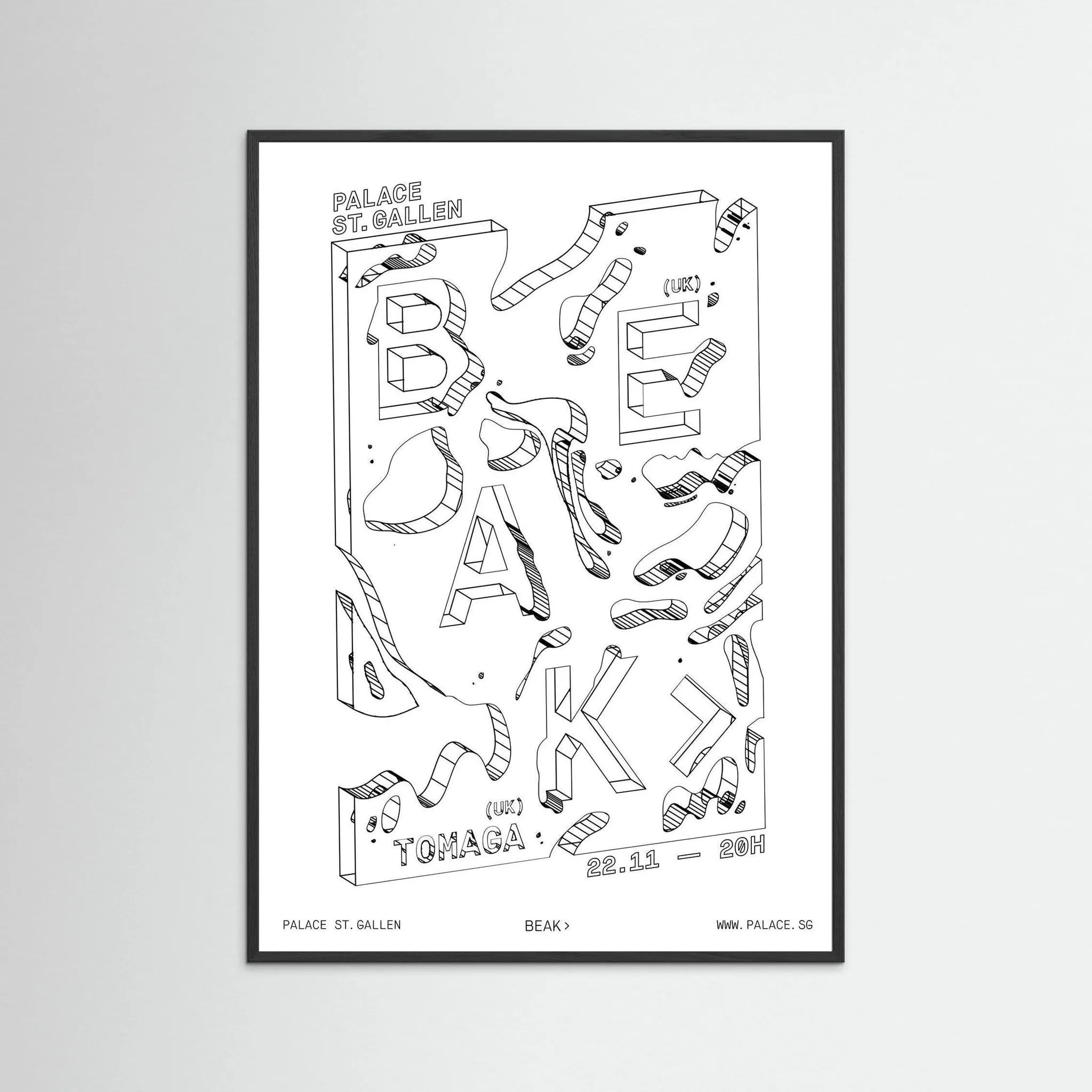 Poster-BEAK- Jérôme Bizien- TADAM!-affiche-art-print- 21 x 29 cm / 8 x 11″ (A4) / No Frame-21 x 29 cm / 8 x 11″ (A4) / Black Wood-21 x 29 cm / 8 x 11″ (A4) / Blue Wood-21 x 29 cm / 8 x 11″ (A4) / Grey Wood-21 x 29 cm / 8 x 11″ (A4) / Green Wood