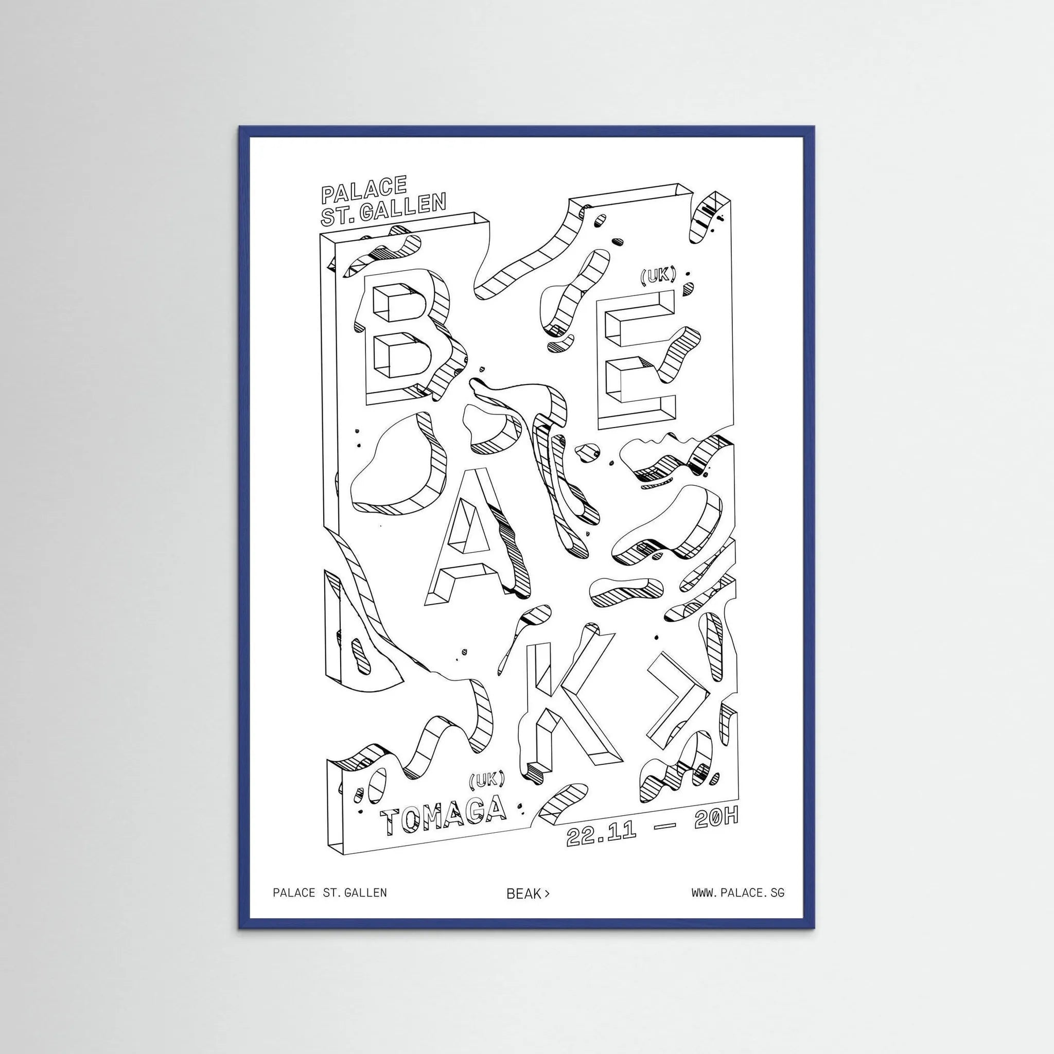 Poster-BEAK- Jérôme Bizien- TADAM!-affiche-art-print- 21 x 29 cm / 8 x 11″ (A4) / No Frame-21 x 29 cm / 8 x 11″ (A4) / Black Wood-21 x 29 cm / 8 x 11″ (A4) / Blue Wood-21 x 29 cm / 8 x 11″ (A4) / Grey Wood-21 x 29 cm / 8 x 11″ (A4) / Green Wood