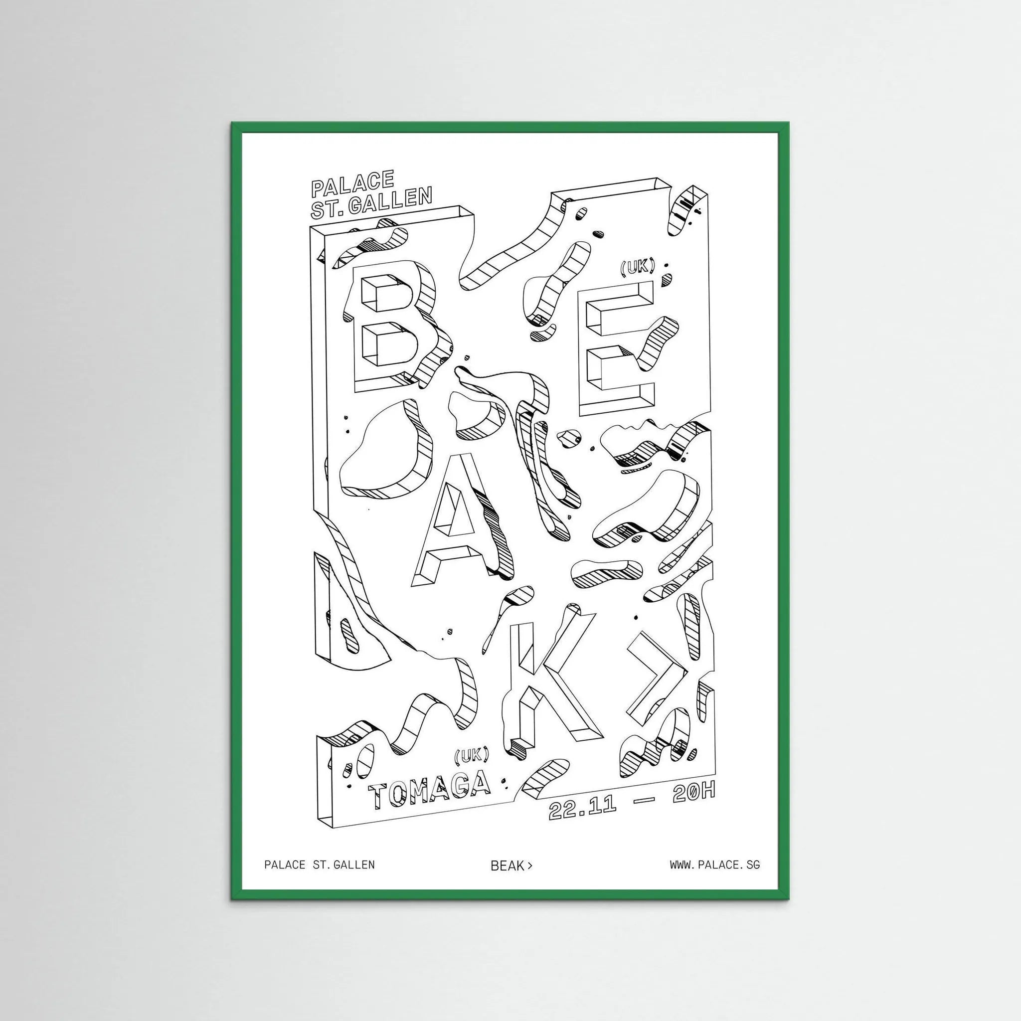 Poster-BEAK- Jérôme Bizien- TADAM!-affiche-art-print- 21 x 29 cm / 8 x 11″ (A4) / No Frame-21 x 29 cm / 8 x 11″ (A4) / Black Wood-21 x 29 cm / 8 x 11″ (A4) / Blue Wood-21 x 29 cm / 8 x 11″ (A4) / Grey Wood-21 x 29 cm / 8 x 11″ (A4) / Green Wood