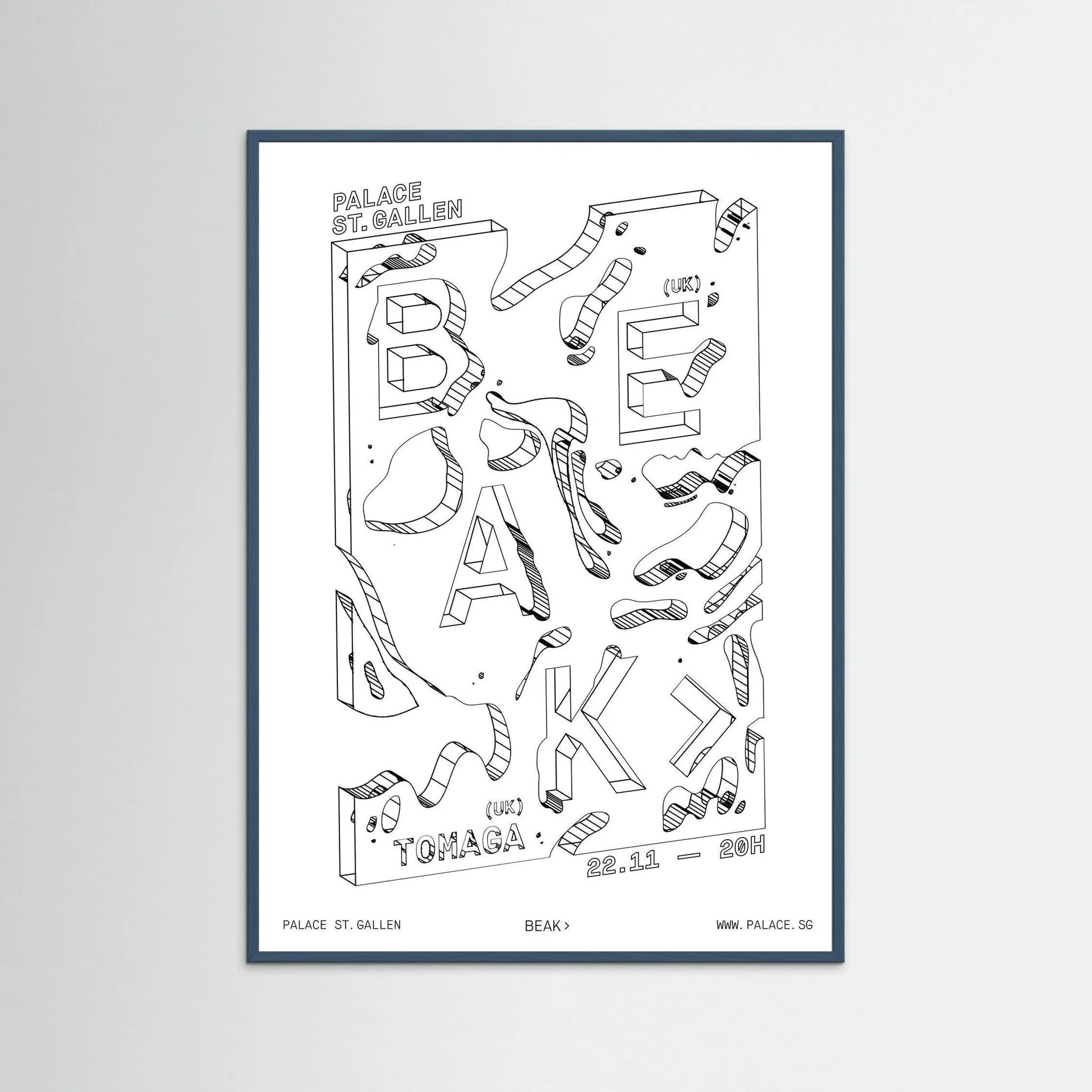 Poster-BEAK- Jérôme Bizien- TADAM!-affiche-art-print- 21 x 29 cm / 8 x 11″ (A4) / No Frame-21 x 29 cm / 8 x 11″ (A4) / Black Wood-21 x 29 cm / 8 x 11″ (A4) / Blue Wood-21 x 29 cm / 8 x 11″ (A4) / Grey Wood-21 x 29 cm / 8 x 11″ (A4) / Green Wood