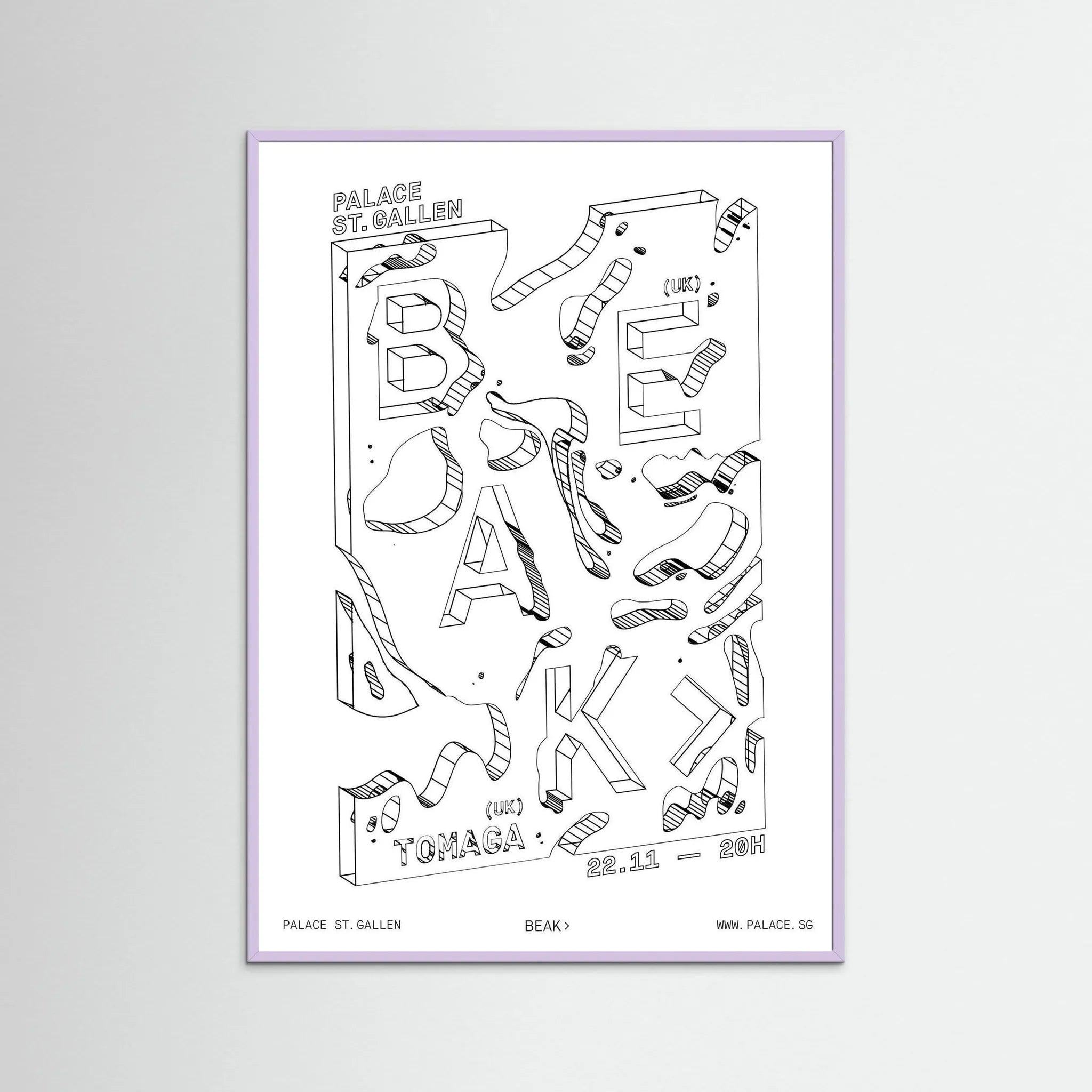 Poster-BEAK- Jérôme Bizien- TADAM!-affiche-art-print- 21 x 29 cm / 8 x 11″ (A4) / No Frame-21 x 29 cm / 8 x 11″ (A4) / Black Wood-21 x 29 cm / 8 x 11″ (A4) / Blue Wood-21 x 29 cm / 8 x 11″ (A4) / Grey Wood-21 x 29 cm / 8 x 11″ (A4) / Green Wood