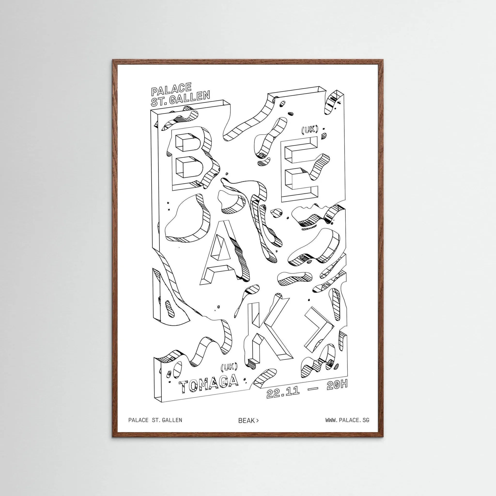 Poster-BEAK- Jérôme Bizien- TADAM!-affiche-art-print- 21 x 29 cm / 8 x 11″ (A4) / No Frame-21 x 29 cm / 8 x 11″ (A4) / Black Wood-21 x 29 cm / 8 x 11″ (A4) / Blue Wood-21 x 29 cm / 8 x 11″ (A4) / Grey Wood-21 x 29 cm / 8 x 11″ (A4) / Green Wood