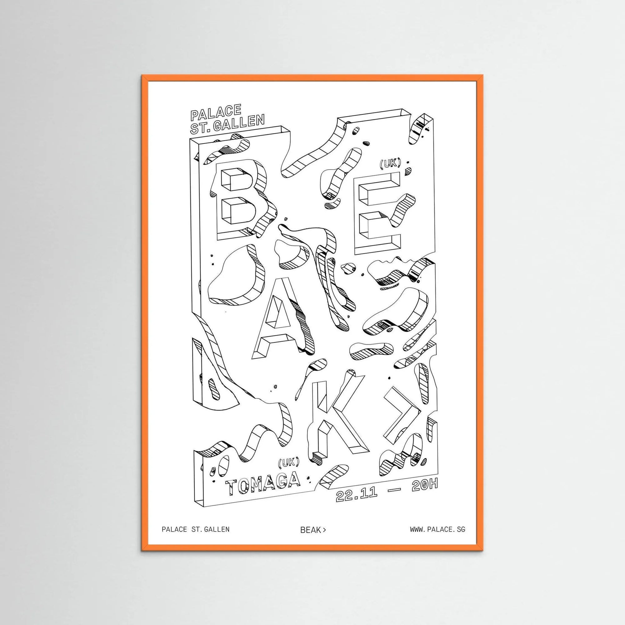 Poster-BEAK- Jérôme Bizien- TADAM!-affiche-art-print- 21 x 29 cm / 8 x 11″ (A4) / No Frame-21 x 29 cm / 8 x 11″ (A4) / Black Wood-21 x 29 cm / 8 x 11″ (A4) / Blue Wood-21 x 29 cm / 8 x 11″ (A4) / Grey Wood-21 x 29 cm / 8 x 11″ (A4) / Green Wood