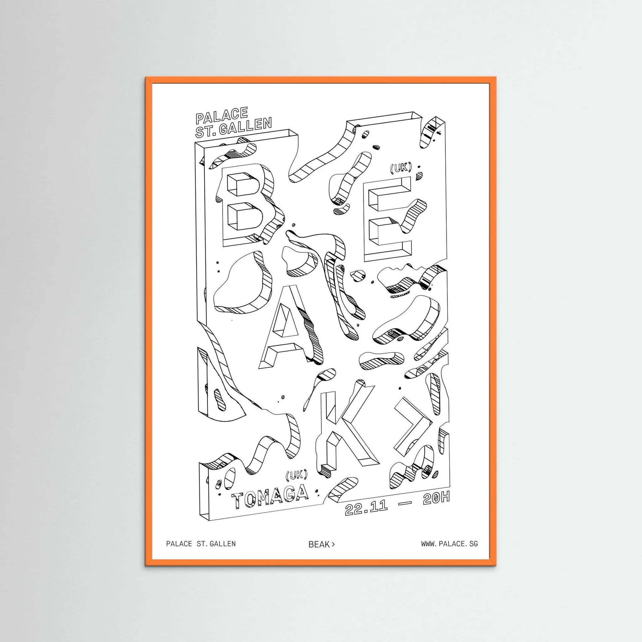 Poster-BEAK- Jérôme Bizien- TADAM!-affiche-art-print- 21 x 29 cm / 8 x 11″ (A4) / No Frame-21 x 29 cm / 8 x 11″ (A4) / Black Wood-21 x 29 cm / 8 x 11″ (A4) / Blue Wood-21 x 29 cm / 8 x 11″ (A4) / Grey Wood-21 x 29 cm / 8 x 11″ (A4) / Green Wood