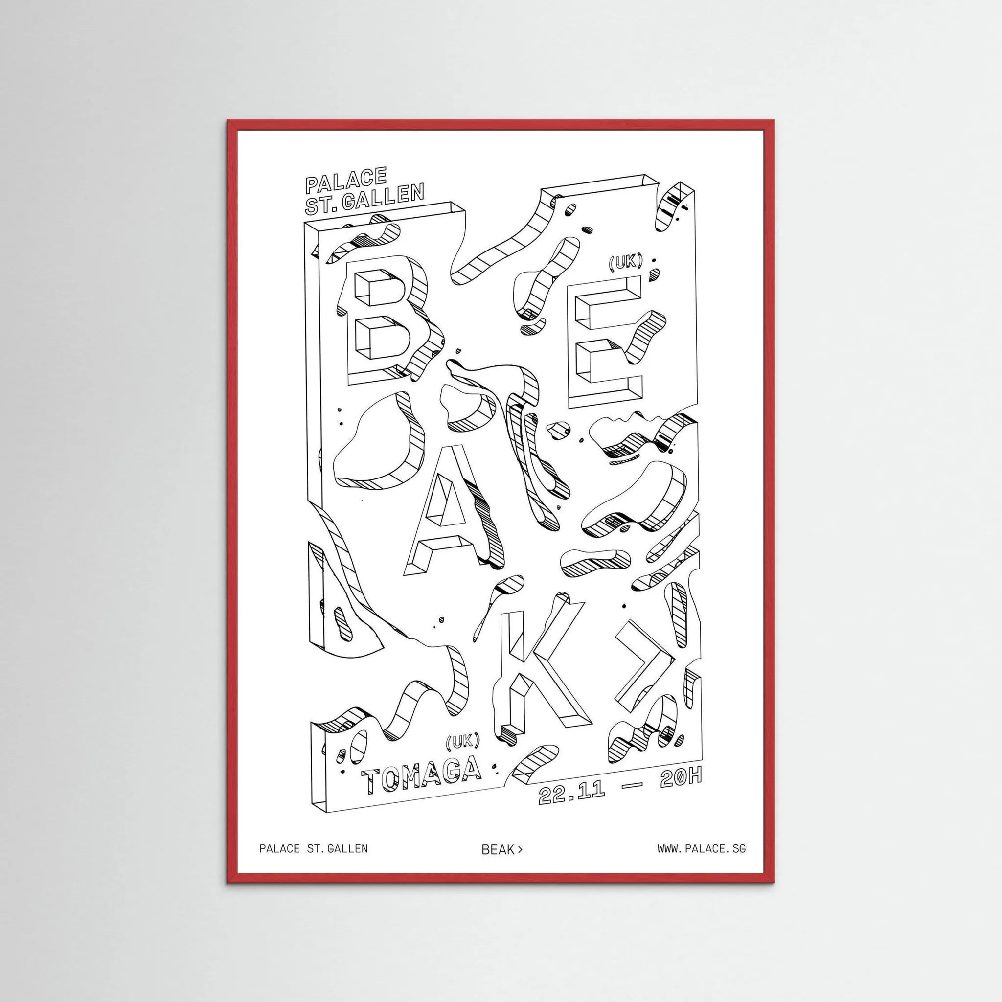 Poster-BEAK- Jérôme Bizien- TADAM!-affiche-art-print- 21 x 29 cm / 8 x 11″ (A4) / No Frame-21 x 29 cm / 8 x 11″ (A4) / Black Wood-21 x 29 cm / 8 x 11″ (A4) / Blue Wood-21 x 29 cm / 8 x 11″ (A4) / Grey Wood-21 x 29 cm / 8 x 11″ (A4) / Green Wood