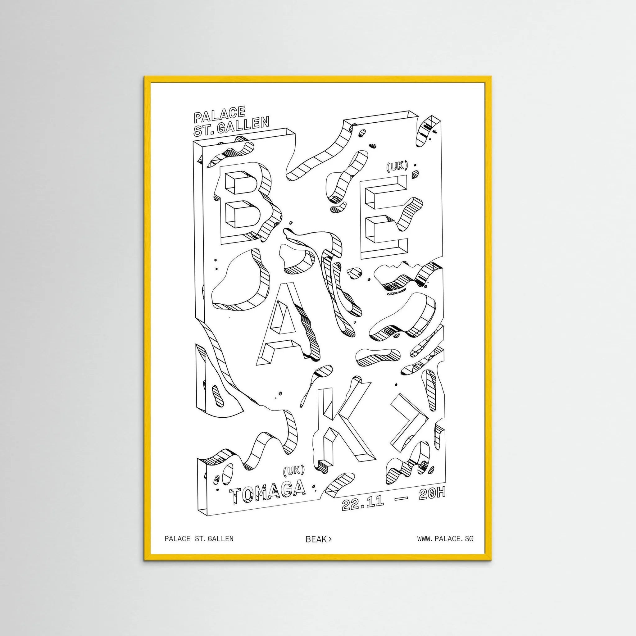 Poster-BEAK- Jérôme Bizien- TADAM!-affiche-art-print- 21 x 29 cm / 8 x 11″ (A4) / No Frame-21 x 29 cm / 8 x 11″ (A4) / Black Wood-21 x 29 cm / 8 x 11″ (A4) / Blue Wood-21 x 29 cm / 8 x 11″ (A4) / Grey Wood-21 x 29 cm / 8 x 11″ (A4) / Green Wood