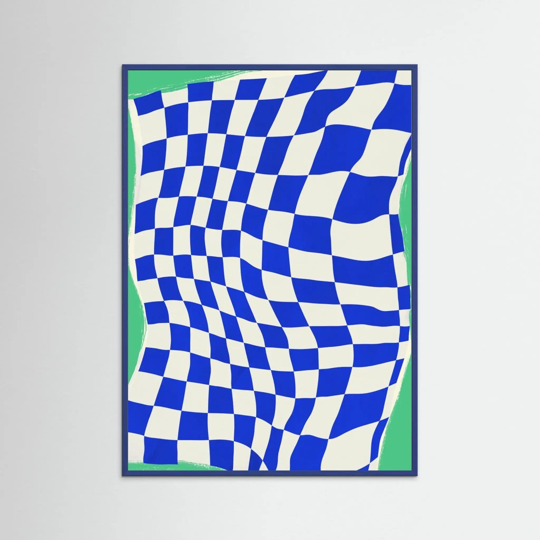Poster-BLUE CHECKER CLOTH- Little Dean- TADAM!-affiche-art-print- 21 x 29 cm / 8 x 11″ (A4) / No Frame-21 x 29 cm / 8 x 11″ (A4) / Black Wood-21 x 29 cm / 8 x 11″ (A4) / Blue Wood-21 x 29 cm / 8 x 11″ (A4) / Grey Wood-21 x 29 cm / 8 x 11″ (A4) / Green Wood