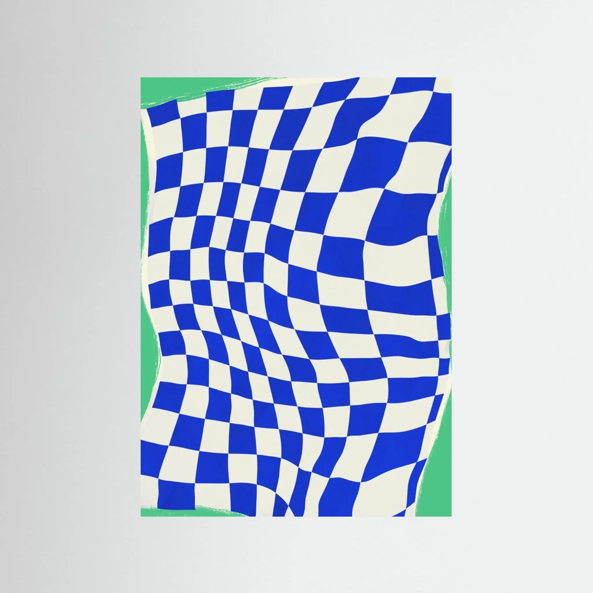 Poster-BLUE CHECKER CLOTH- Little Dean- TADAM!-affiche-art-print- 21 x 29 cm / 8 x 11″ (A4) / No Frame-21 x 29 cm / 8 x 11″ (A4) / Black Wood-21 x 29 cm / 8 x 11″ (A4) / Blue Wood-21 x 29 cm / 8 x 11″ (A4) / Grey Wood-21 x 29 cm / 8 x 11″ (A4) / Green Wood