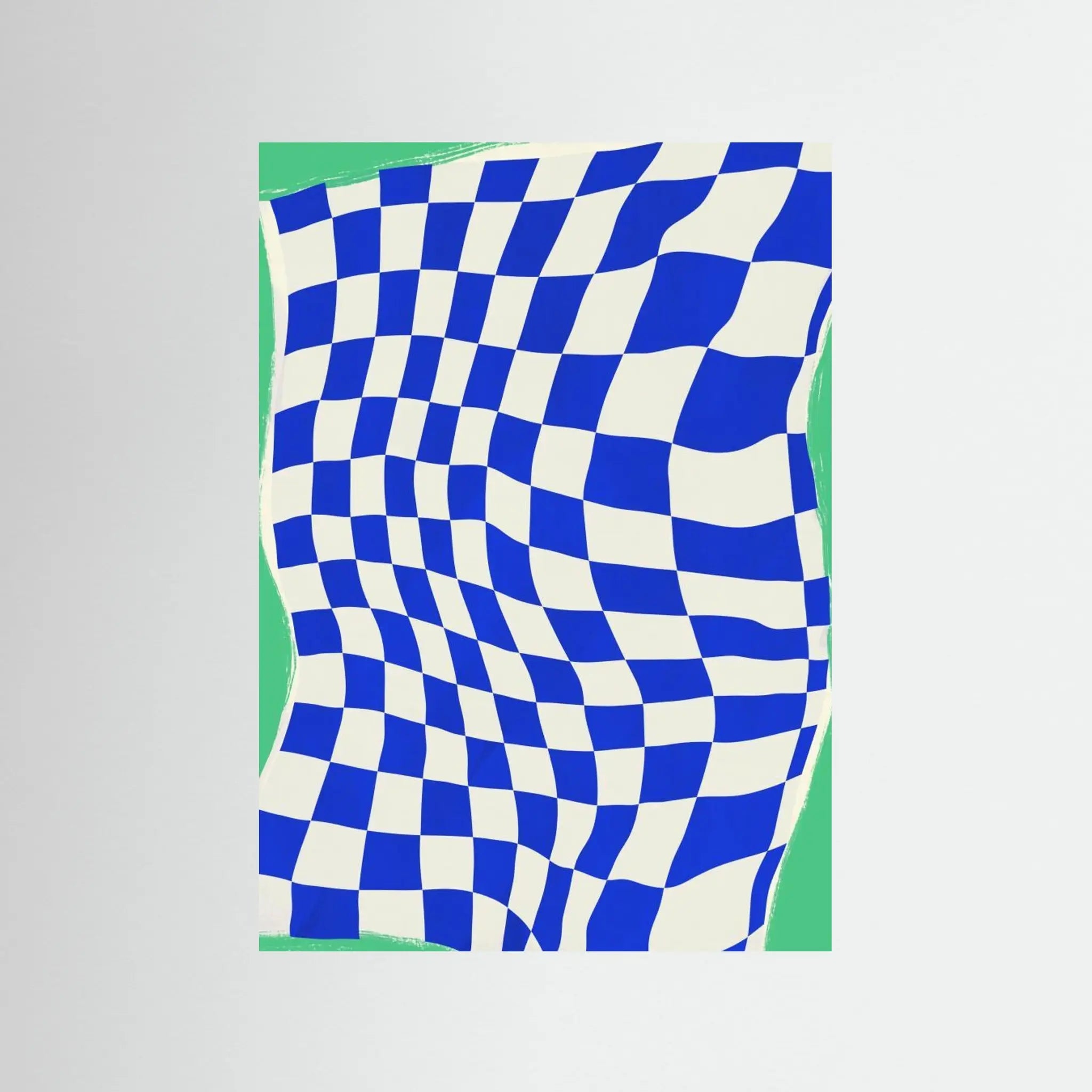Poster-BLUE CHECKER CLOTH- Little Dean- TADAM!-affiche-art-print- 21 x 29 cm / 8 x 11″ (A4) / No Frame-21 x 29 cm / 8 x 11″ (A4) / Black Wood-21 x 29 cm / 8 x 11″ (A4) / Blue Wood-21 x 29 cm / 8 x 11″ (A4) / Grey Wood-21 x 29 cm / 8 x 11″ (A4) / Green Wood