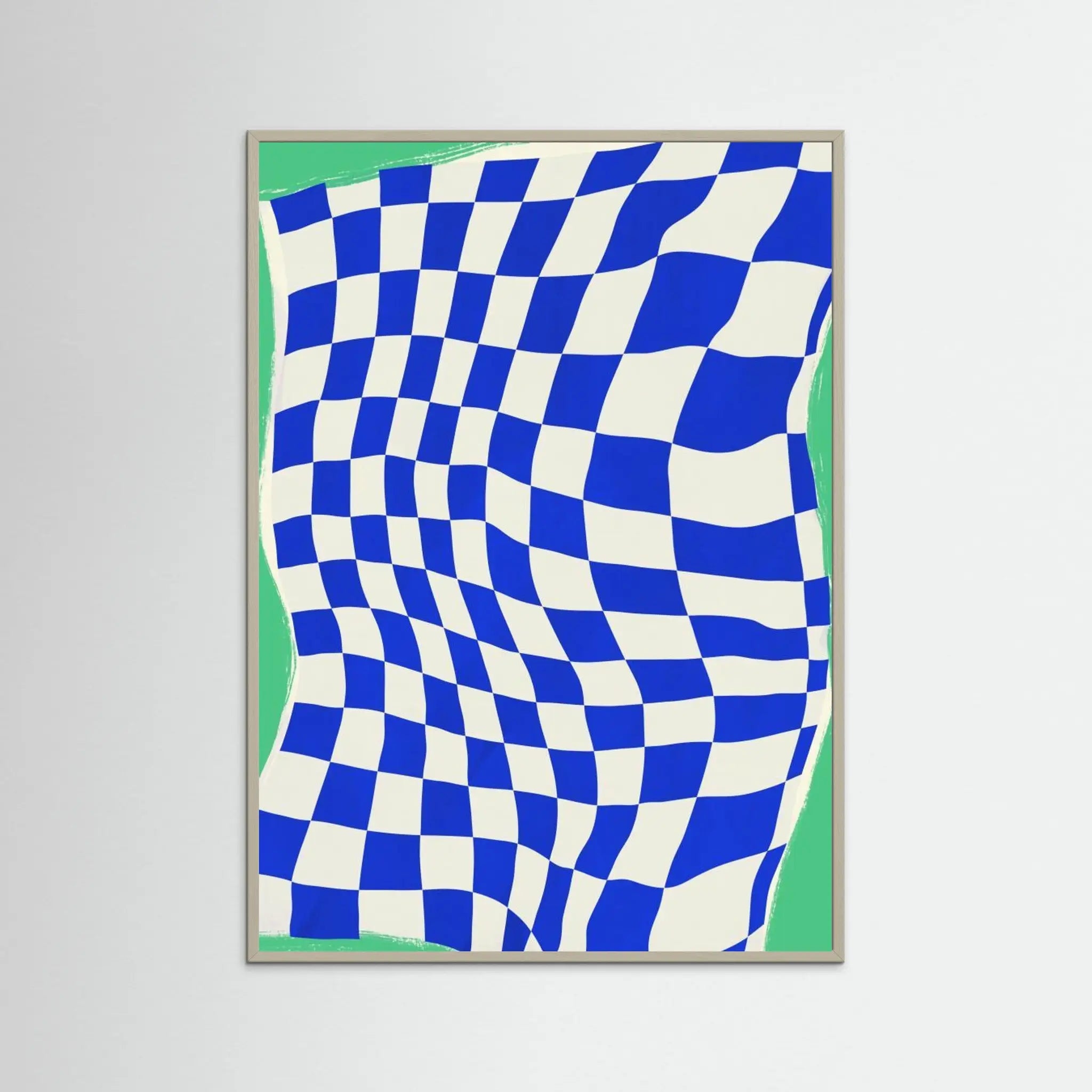 Poster-BLUE CHECKER CLOTH- Little Dean- TADAM!-affiche-art-print- 21 x 29 cm / 8 x 11″ (A4) / No Frame-21 x 29 cm / 8 x 11″ (A4) / Black Wood-21 x 29 cm / 8 x 11″ (A4) / Blue Wood-21 x 29 cm / 8 x 11″ (A4) / Grey Wood-21 x 29 cm / 8 x 11″ (A4) / Green Wood