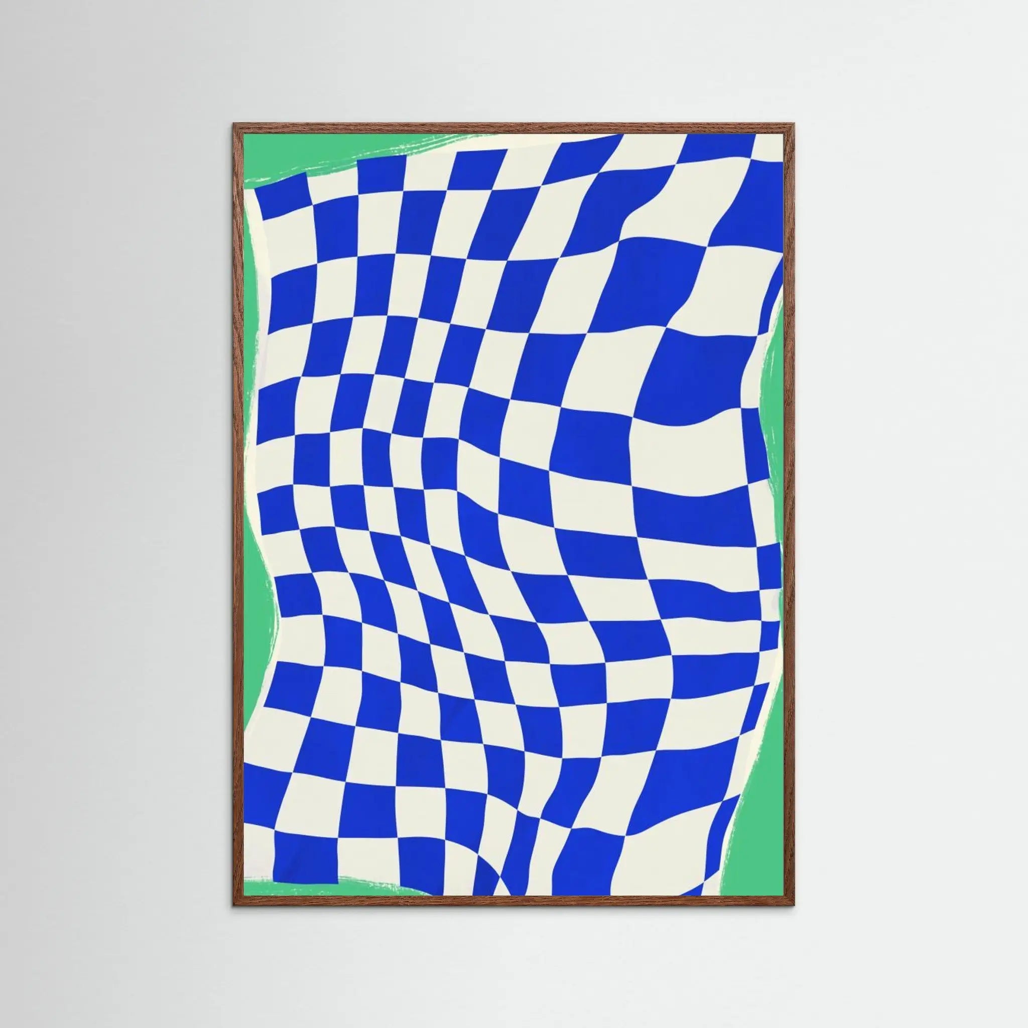 Poster-BLUE CHECKER CLOTH- Little Dean- TADAM!-affiche-art-print- 21 x 29 cm / 8 x 11″ (A4) / No Frame-21 x 29 cm / 8 x 11″ (A4) / Black Wood-21 x 29 cm / 8 x 11″ (A4) / Blue Wood-21 x 29 cm / 8 x 11″ (A4) / Grey Wood-21 x 29 cm / 8 x 11″ (A4) / Green Wood