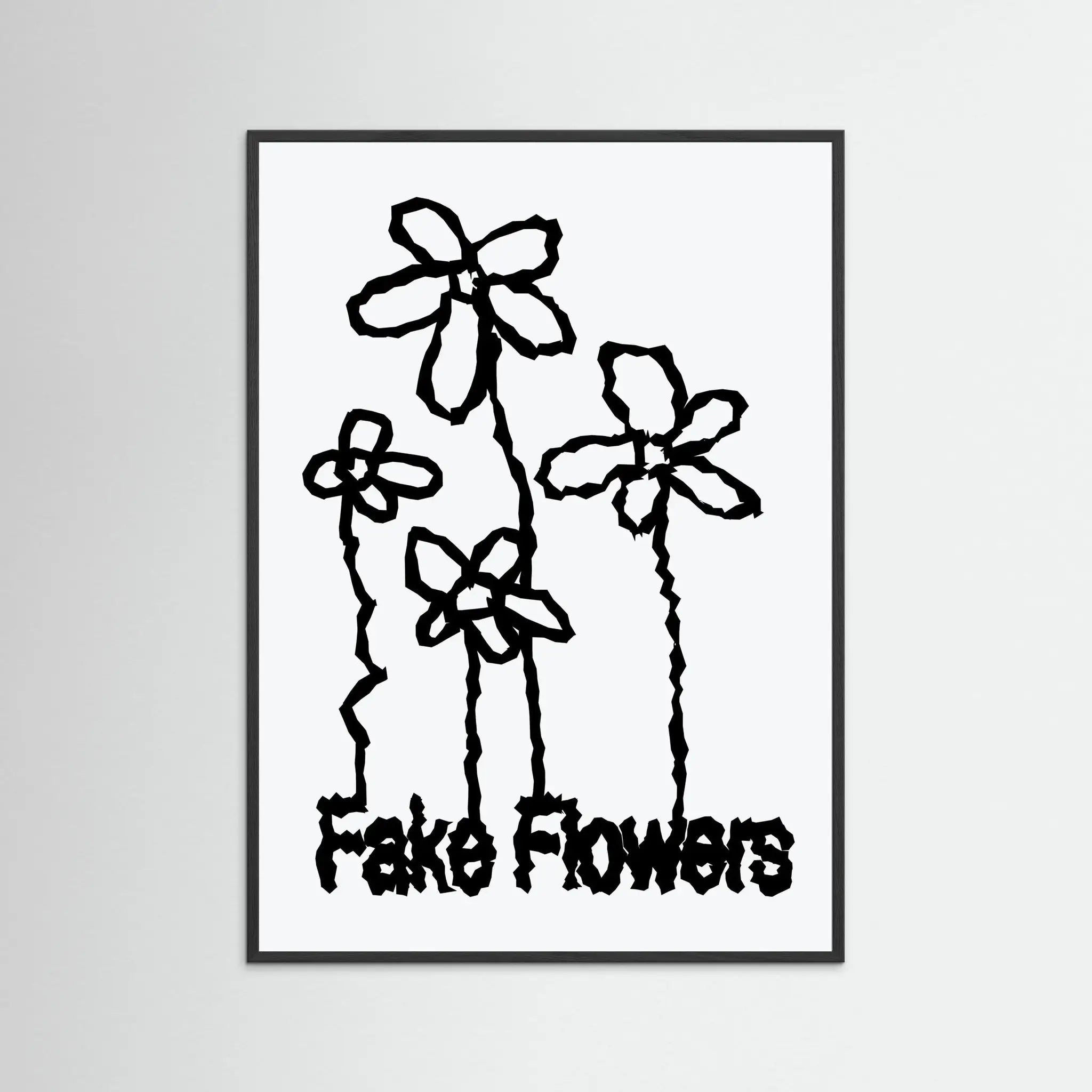 Poster-FAKE FLOWERS- Harry Polar- TADAM!-affiche-art-print- 21 x 29 cm / 8 x 11″ (A4) / No Frame-21 x 29 cm / 8 x 11″ (A4) / Black Wood-21 x 29 cm / 8 x 11″ (A4) / Blue Wood-21 x 29 cm / 8 x 11″ (A4) / Grey Wood-21 x 29 cm / 8 x 11″ (A4) / Green Wood
