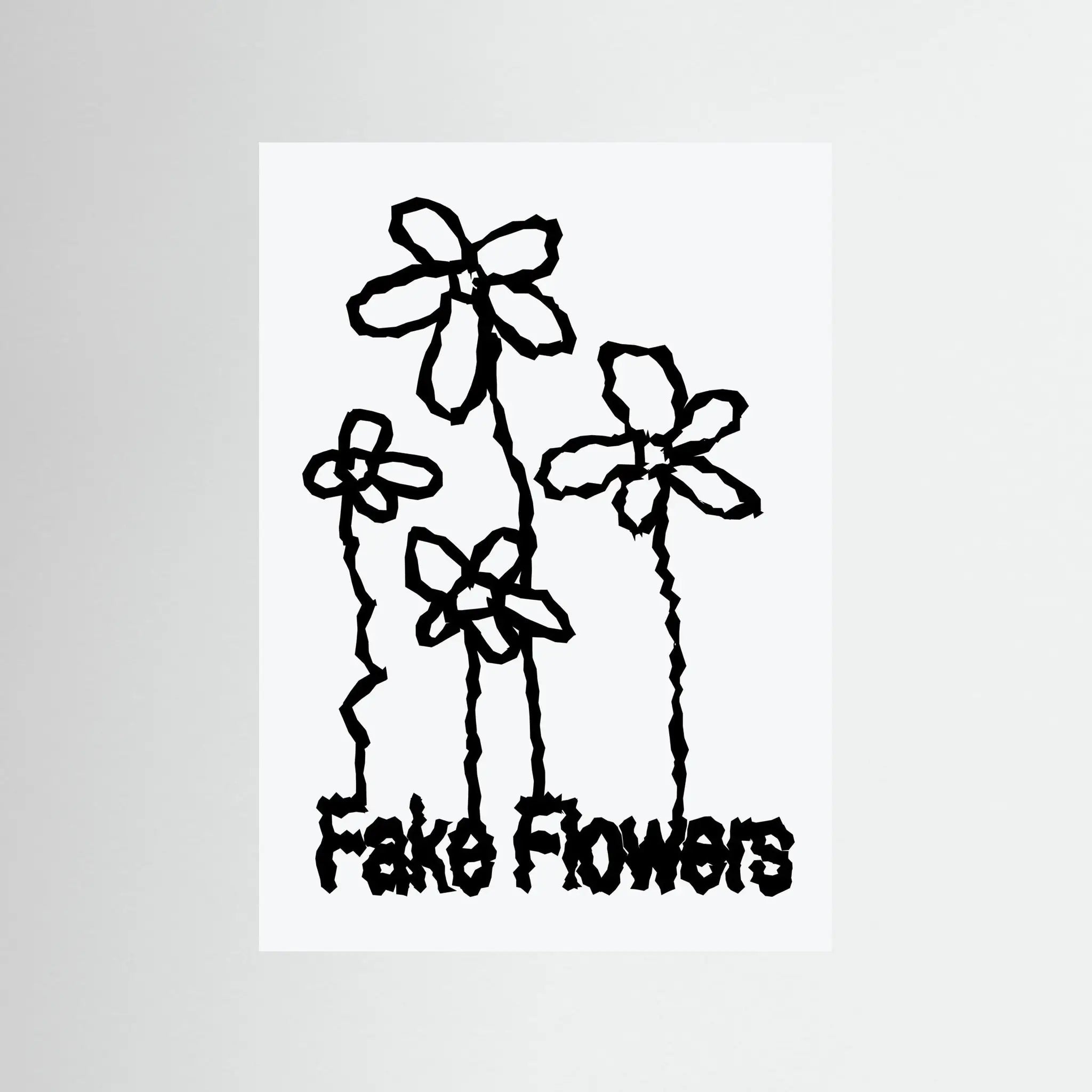 Poster-FAKE FLOWERS- Harry Polar- TADAM!-affiche-art-print- 21 x 29 cm / 8 x 11″ (A4) / No Frame-21 x 29 cm / 8 x 11″ (A4) / Black Wood-21 x 29 cm / 8 x 11″ (A4) / Blue Wood-21 x 29 cm / 8 x 11″ (A4) / Grey Wood-21 x 29 cm / 8 x 11″ (A4) / Green Wood