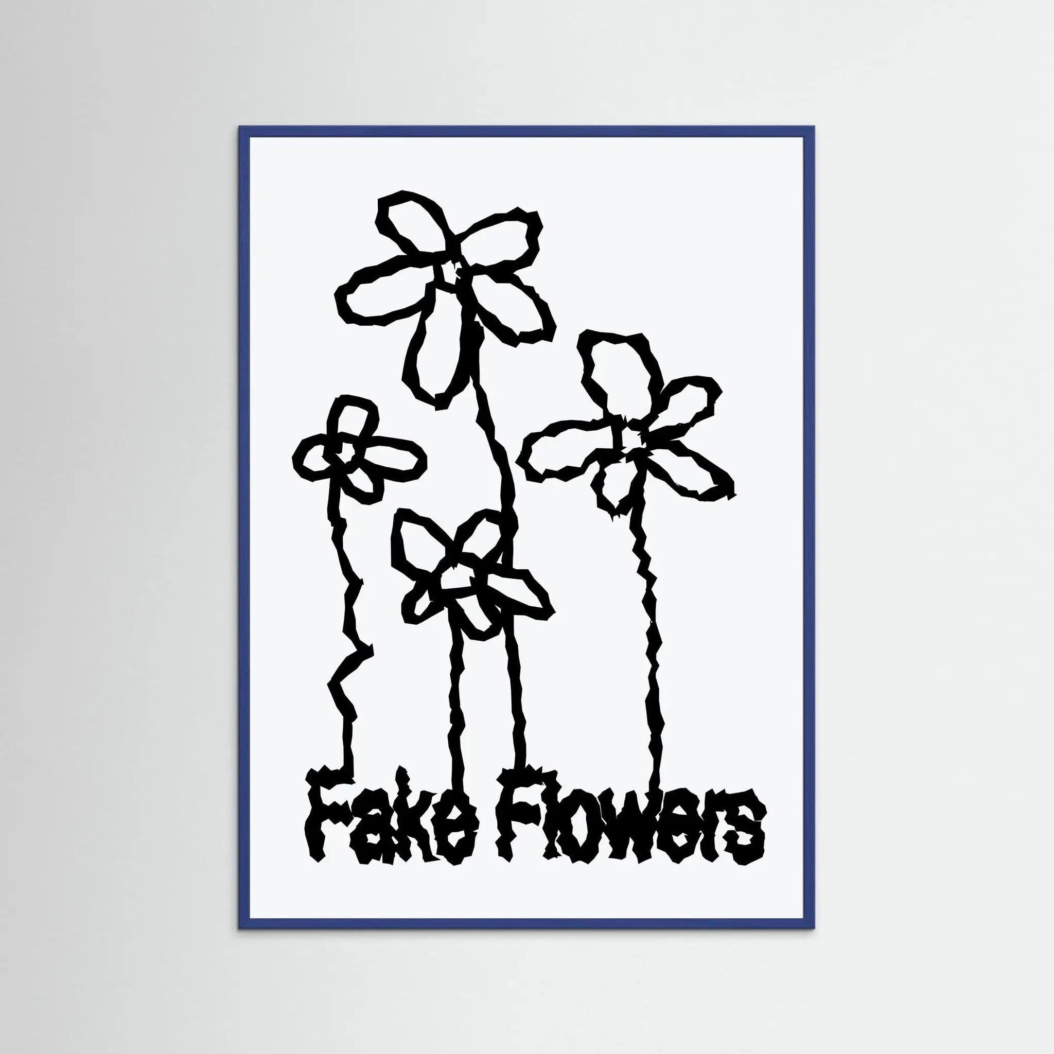 Poster-FAKE FLOWERS- Harry Polar- TADAM!-affiche-art-print- 21 x 29 cm / 8 x 11″ (A4) / No Frame-21 x 29 cm / 8 x 11″ (A4) / Black Wood-21 x 29 cm / 8 x 11″ (A4) / Blue Wood-21 x 29 cm / 8 x 11″ (A4) / Grey Wood-21 x 29 cm / 8 x 11″ (A4) / Green Wood