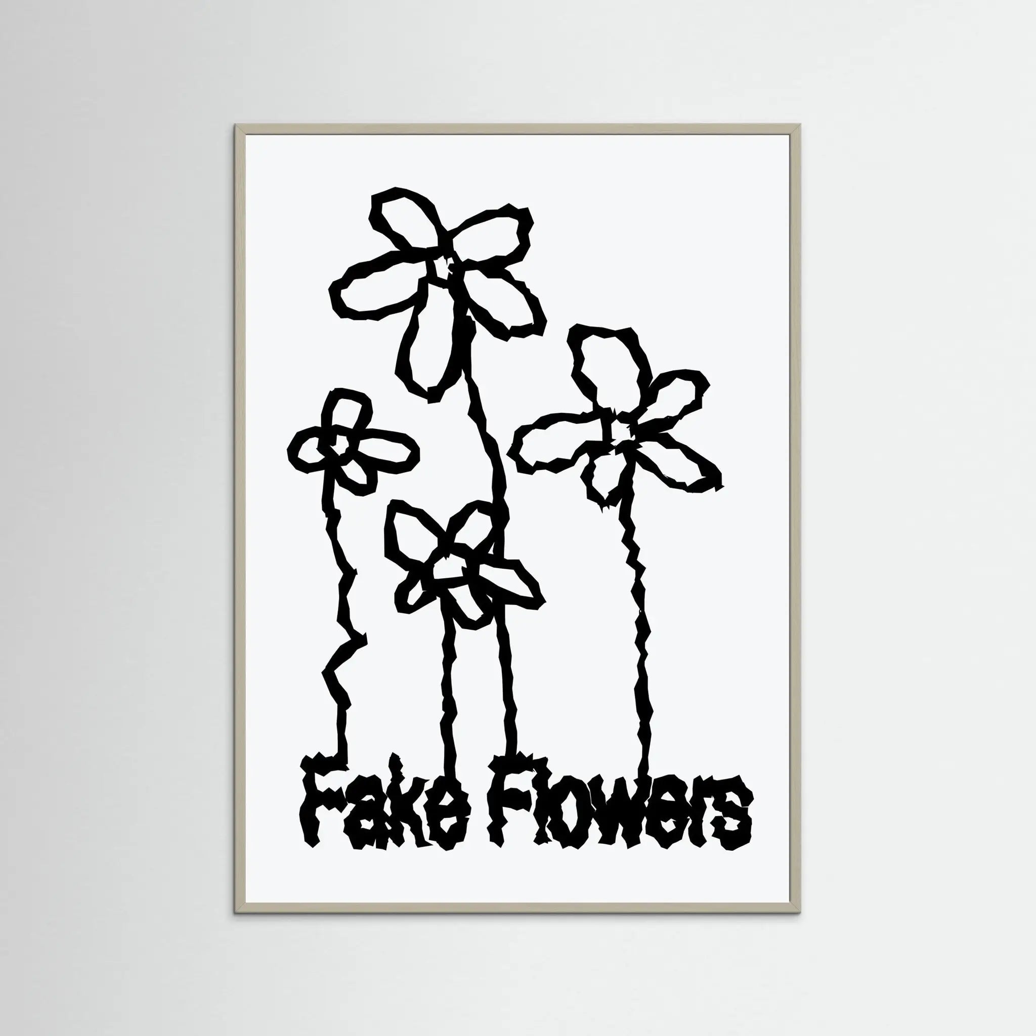 Poster-FAKE FLOWERS- Harry Polar- TADAM!-affiche-art-print- 21 x 29 cm / 8 x 11″ (A4) / No Frame-21 x 29 cm / 8 x 11″ (A4) / Black Wood-21 x 29 cm / 8 x 11″ (A4) / Blue Wood-21 x 29 cm / 8 x 11″ (A4) / Grey Wood-21 x 29 cm / 8 x 11″ (A4) / Green Wood