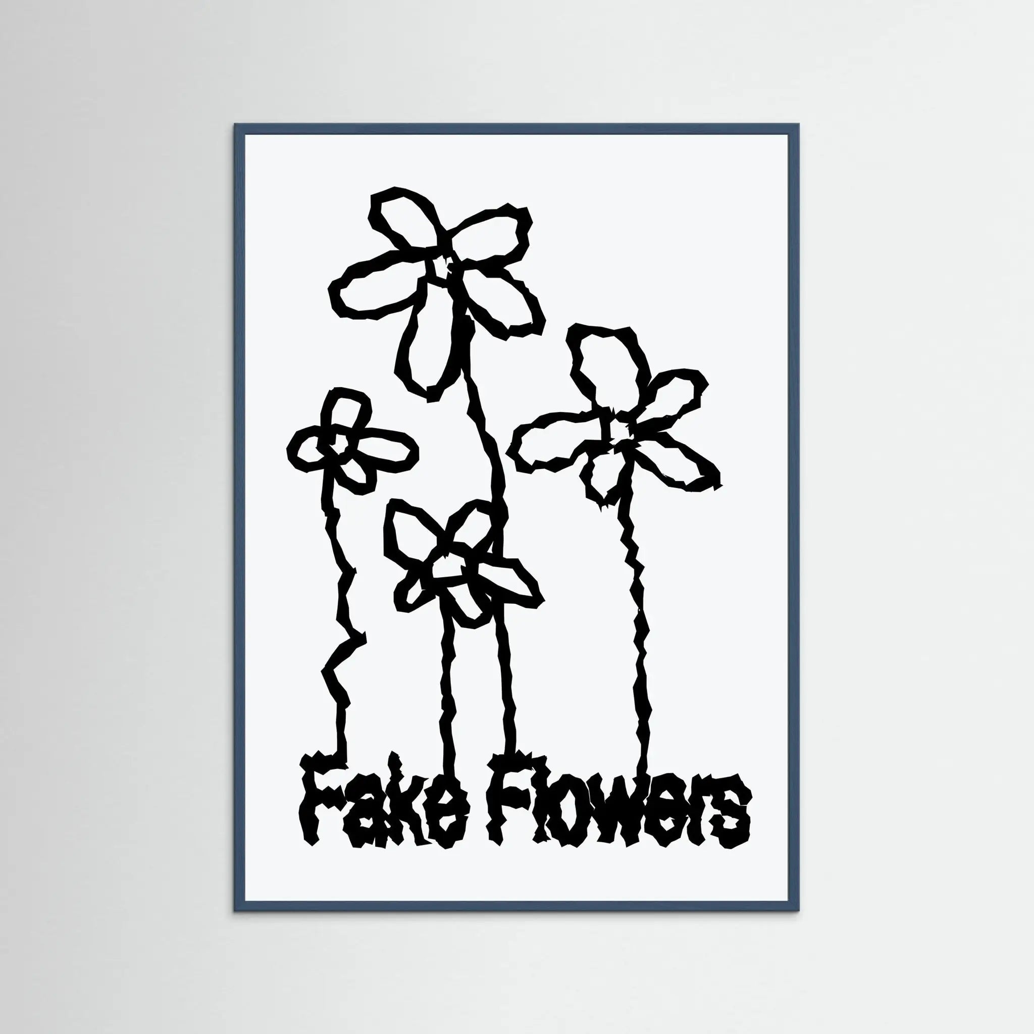 Poster-FAKE FLOWERS- Harry Polar- TADAM!-affiche-art-print- 21 x 29 cm / 8 x 11″ (A4) / No Frame-21 x 29 cm / 8 x 11″ (A4) / Black Wood-21 x 29 cm / 8 x 11″ (A4) / Blue Wood-21 x 29 cm / 8 x 11″ (A4) / Grey Wood-21 x 29 cm / 8 x 11″ (A4) / Green Wood