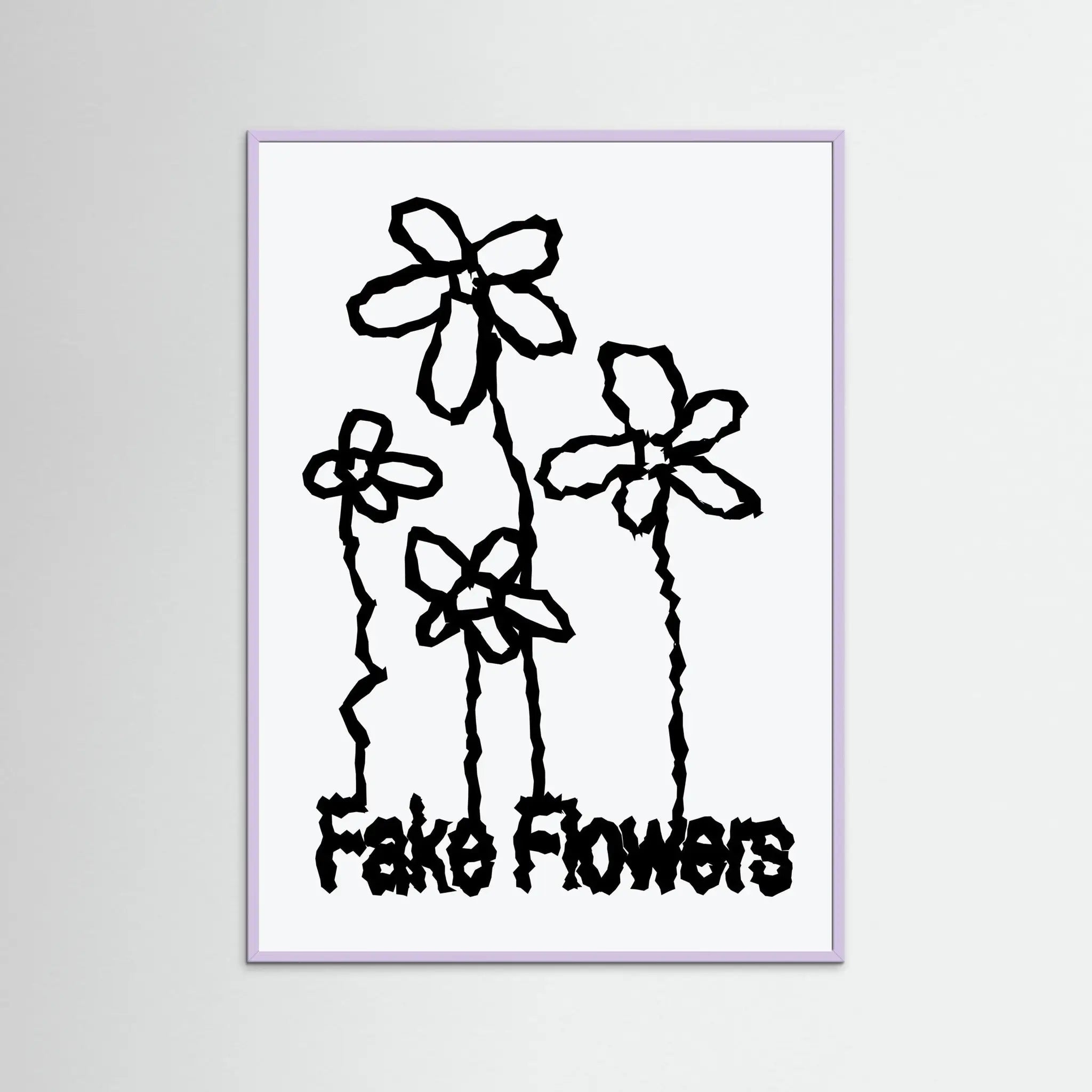Poster-FAKE FLOWERS- Harry Polar- TADAM!-affiche-art-print- 21 x 29 cm / 8 x 11″ (A4) / No Frame-21 x 29 cm / 8 x 11″ (A4) / Black Wood-21 x 29 cm / 8 x 11″ (A4) / Blue Wood-21 x 29 cm / 8 x 11″ (A4) / Grey Wood-21 x 29 cm / 8 x 11″ (A4) / Green Wood