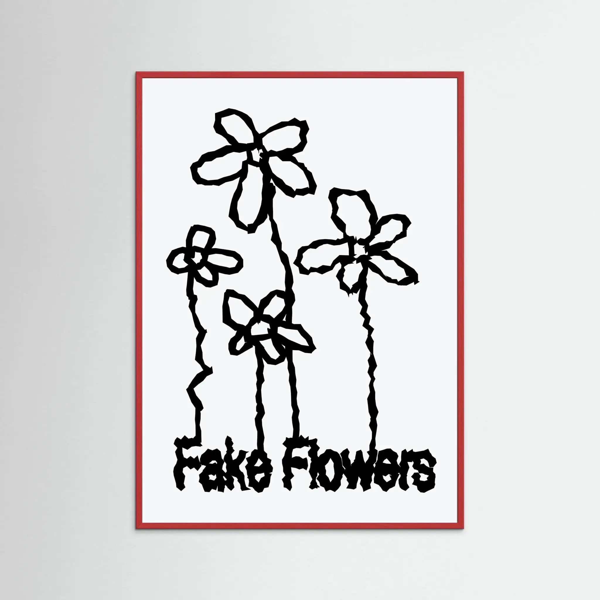 Poster-FAKE FLOWERS- Harry Polar- TADAM!-affiche-art-print- 21 x 29 cm / 8 x 11″ (A4) / No Frame-21 x 29 cm / 8 x 11″ (A4) / Black Wood-21 x 29 cm / 8 x 11″ (A4) / Blue Wood-21 x 29 cm / 8 x 11″ (A4) / Grey Wood-21 x 29 cm / 8 x 11″ (A4) / Green Wood