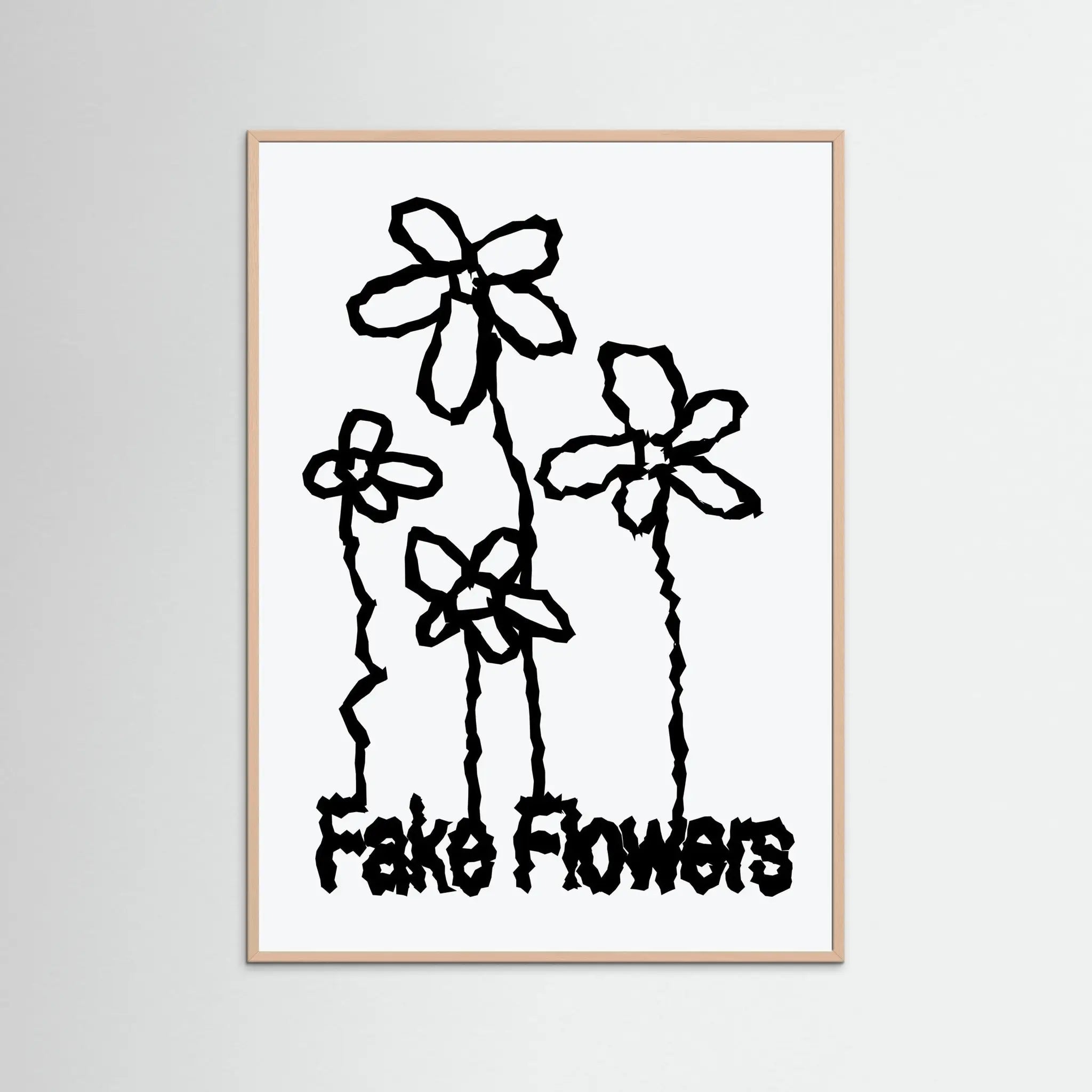 Poster-FAKE FLOWERS- Harry Polar- TADAM!-affiche-art-print- 21 x 29 cm / 8 x 11″ (A4) / No Frame-21 x 29 cm / 8 x 11″ (A4) / Black Wood-21 x 29 cm / 8 x 11″ (A4) / Blue Wood-21 x 29 cm / 8 x 11″ (A4) / Grey Wood-21 x 29 cm / 8 x 11″ (A4) / Green Wood