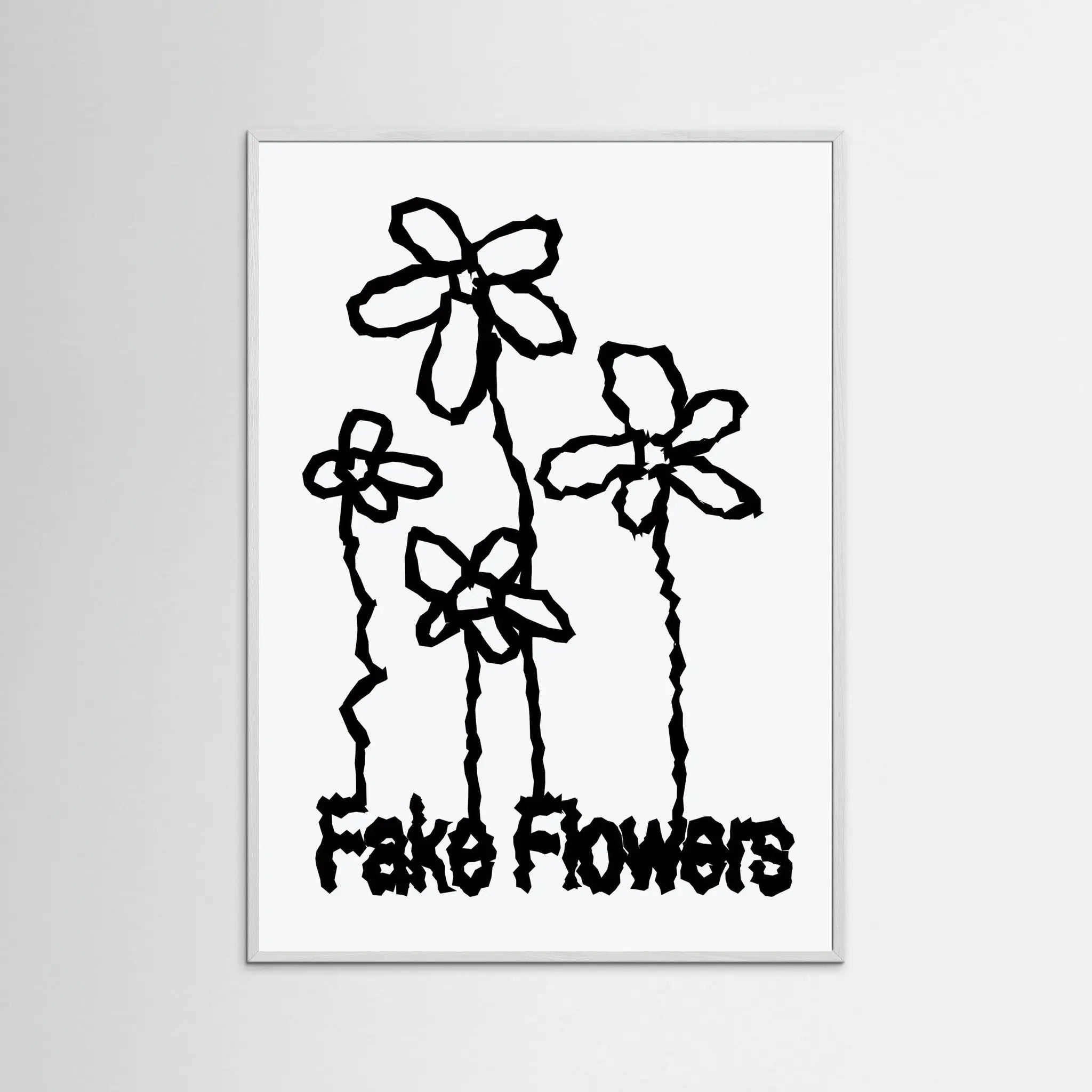 Poster-FAKE FLOWERS- Harry Polar- TADAM!-affiche-art-print- 21 x 29 cm / 8 x 11″ (A4) / No Frame-21 x 29 cm / 8 x 11″ (A4) / Black Wood-21 x 29 cm / 8 x 11″ (A4) / Blue Wood-21 x 29 cm / 8 x 11″ (A4) / Grey Wood-21 x 29 cm / 8 x 11″ (A4) / Green Wood
