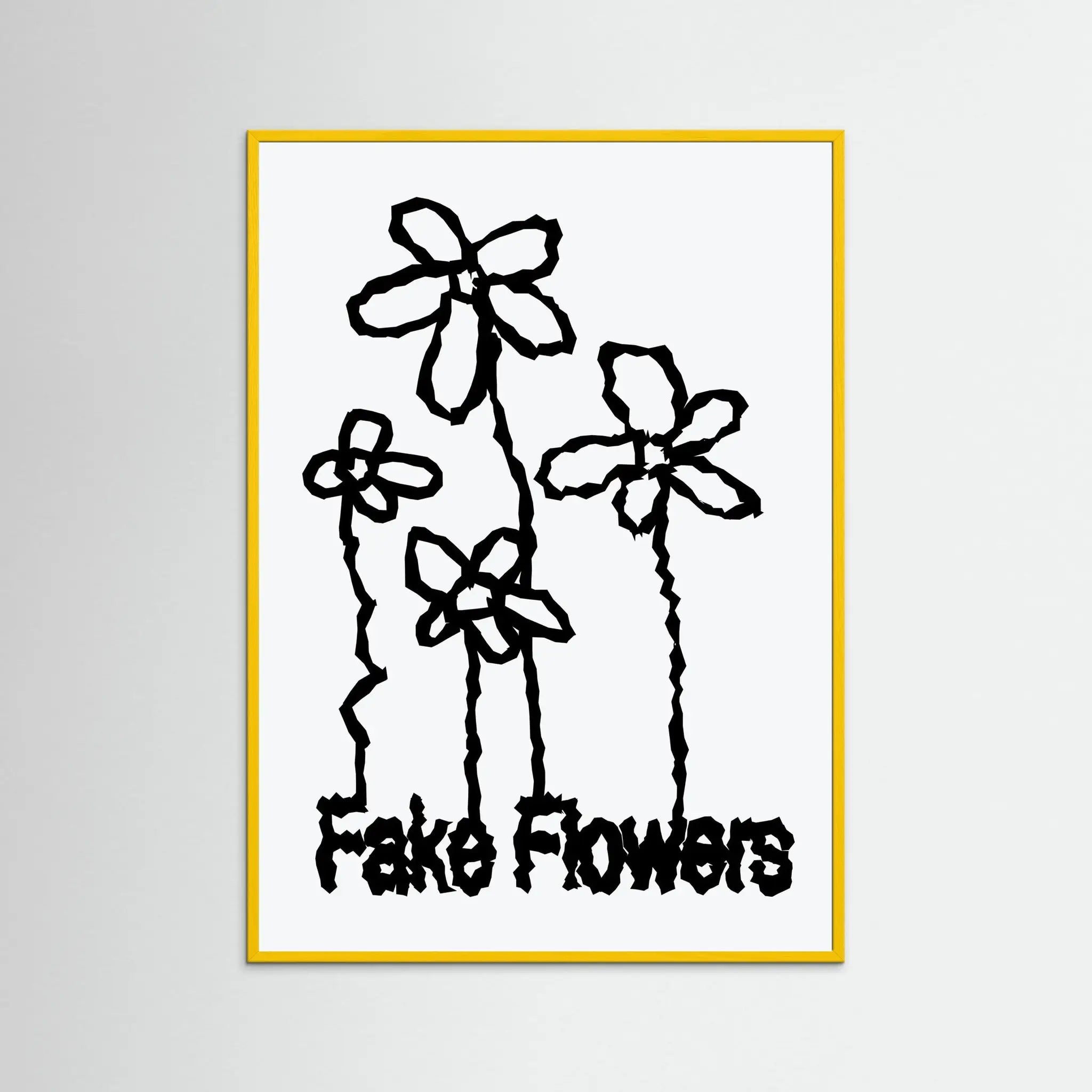 Poster-FAKE FLOWERS- Harry Polar- TADAM!-affiche-art-print- 21 x 29 cm / 8 x 11″ (A4) / No Frame-21 x 29 cm / 8 x 11″ (A4) / Black Wood-21 x 29 cm / 8 x 11″ (A4) / Blue Wood-21 x 29 cm / 8 x 11″ (A4) / Grey Wood-21 x 29 cm / 8 x 11″ (A4) / Green Wood