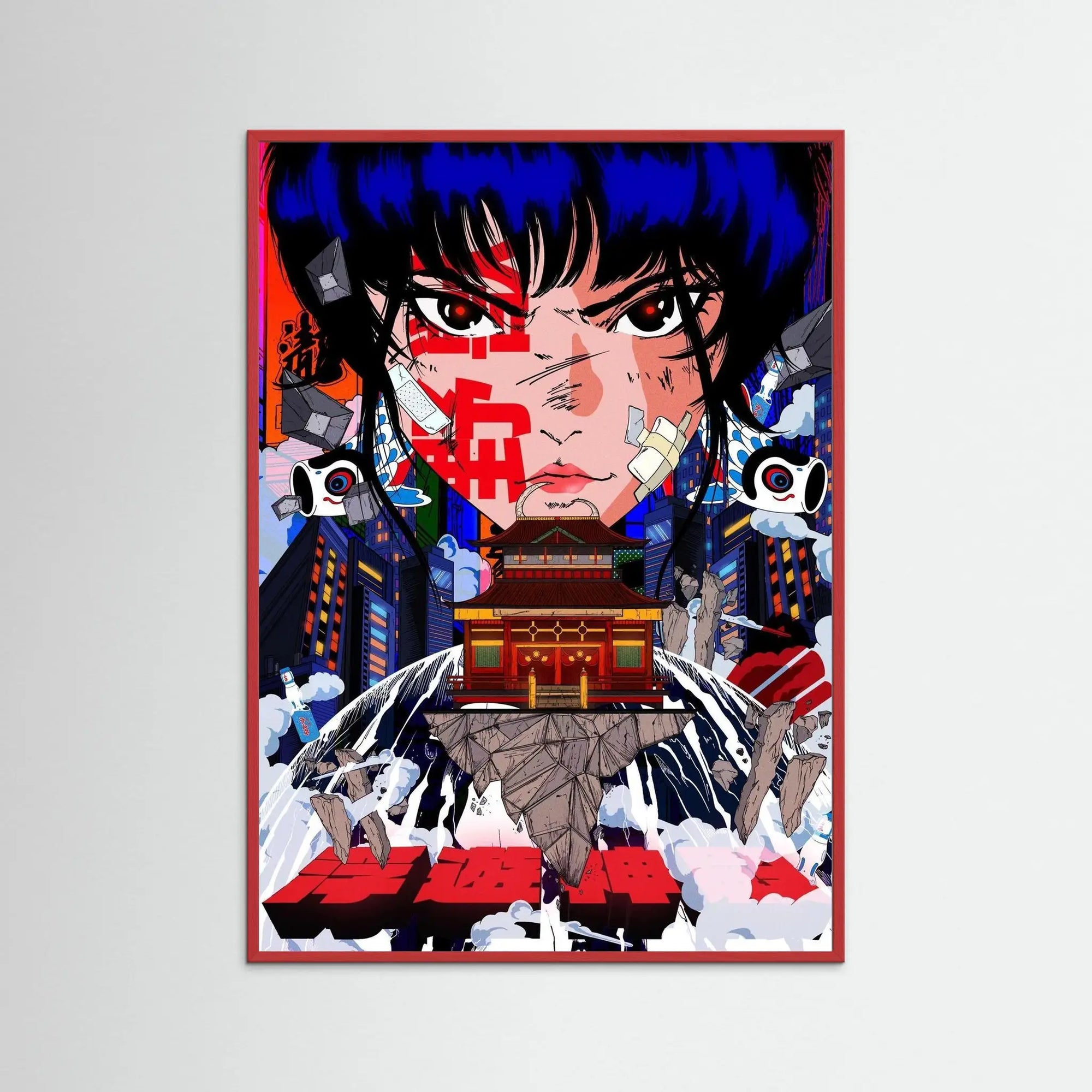 Poster-FLOATING TEMPLE- Jeremy Gdalia- TADAM!-affiche-art-print- 21 x 29 cm / 8 x 11″ (A4) / No Frame-21 x 29 cm / 8 x 11″ (A4) / Black Wood-21 x 29 cm / 8 x 11″ (A4) / Blue Wood-21 x 29 cm / 8 x 11″ (A4) / Grey Wood-21 x 29 cm / 8 x 11″ (A4) / Green Wood