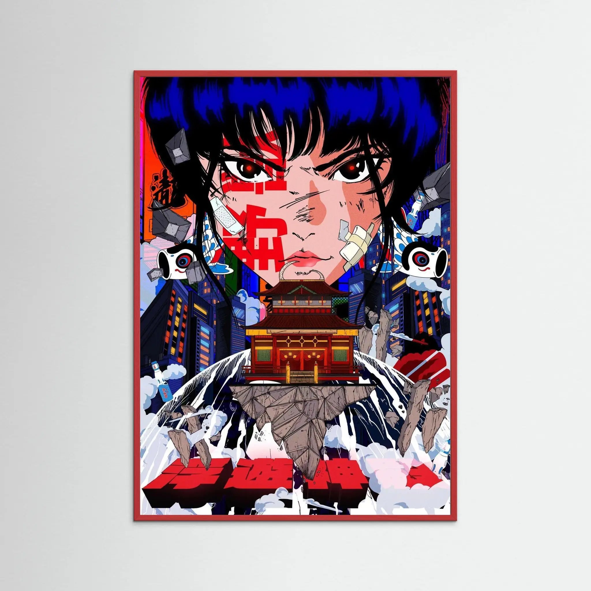 Poster-FLOATING TEMPLE- Jeremy Gdalia- TADAM!-affiche-art-print- 21 x 29 cm / 8 x 11″ (A4) / No Frame-21 x 29 cm / 8 x 11″ (A4) / Black Wood-21 x 29 cm / 8 x 11″ (A4) / Blue Wood-21 x 29 cm / 8 x 11″ (A4) / Grey Wood-21 x 29 cm / 8 x 11″ (A4) / Green Wood