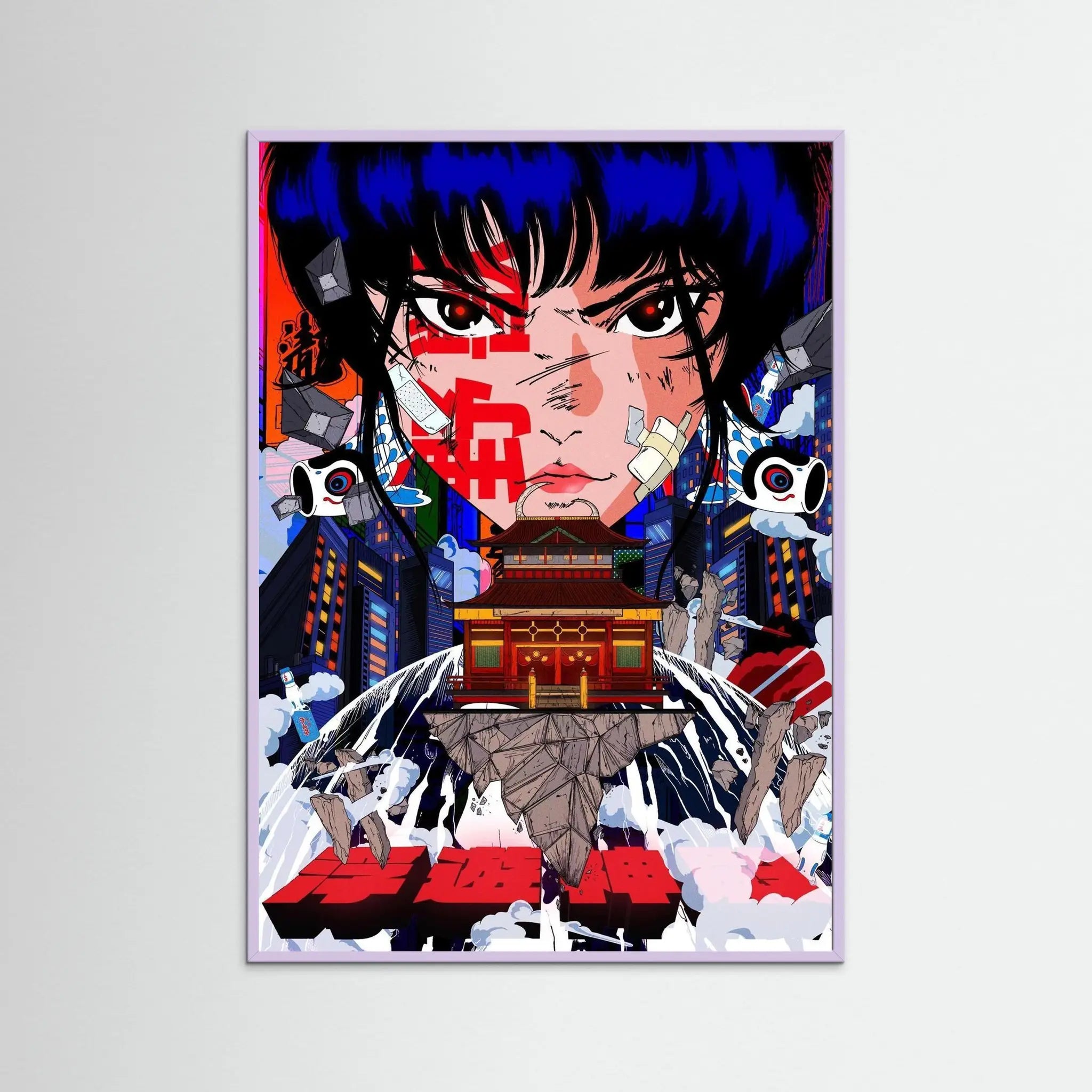 Poster-FLOATING TEMPLE- Jeremy Gdalia- TADAM!-affiche-art-print- 21 x 29 cm / 8 x 11″ (A4) / No Frame-21 x 29 cm / 8 x 11″ (A4) / Black Wood-21 x 29 cm / 8 x 11″ (A4) / Blue Wood-21 x 29 cm / 8 x 11″ (A4) / Grey Wood-21 x 29 cm / 8 x 11″ (A4) / Green Wood