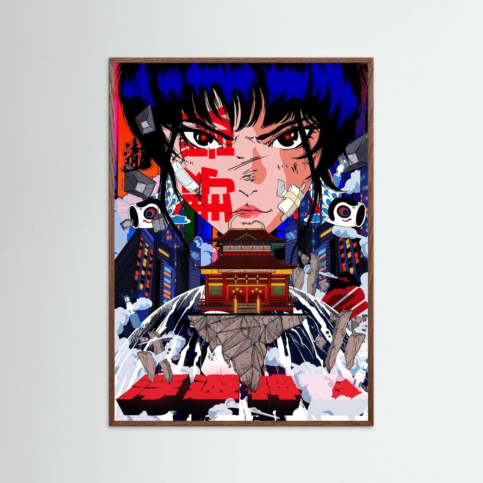 Poster-FLOATING TEMPLE- Jeremy Gdalia- TADAM!-affiche-art-print- 21 x 29 cm / 8 x 11″ (A4) / No Frame-21 x 29 cm / 8 x 11″ (A4) / Black Wood-21 x 29 cm / 8 x 11″ (A4) / Blue Wood-21 x 29 cm / 8 x 11″ (A4) / Grey Wood-21 x 29 cm / 8 x 11″ (A4) / Green Wood