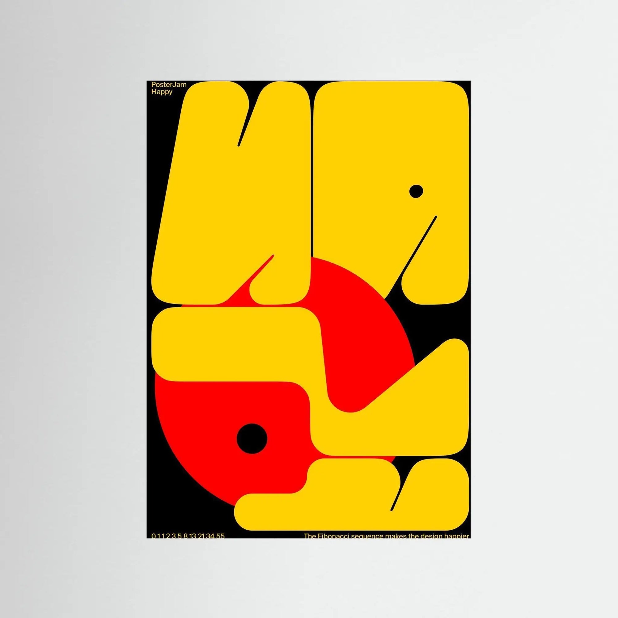 Poster-HAPPY 2- Mikhail Lychkovskiy- TADAM!-affiche-art-print- 21 x 29 cm / 8 x 11″ (A4) / No Frame-21 x 29 cm / 8 x 11″ (A4) / Black Wood-21 x 29 cm / 8 x 11″ (A4) / Blue Wood-21 x 29 cm / 8 x 11″ (A4) / Grey Wood-21 x 29 cm / 8 x 11″ (A4) / Green Wood