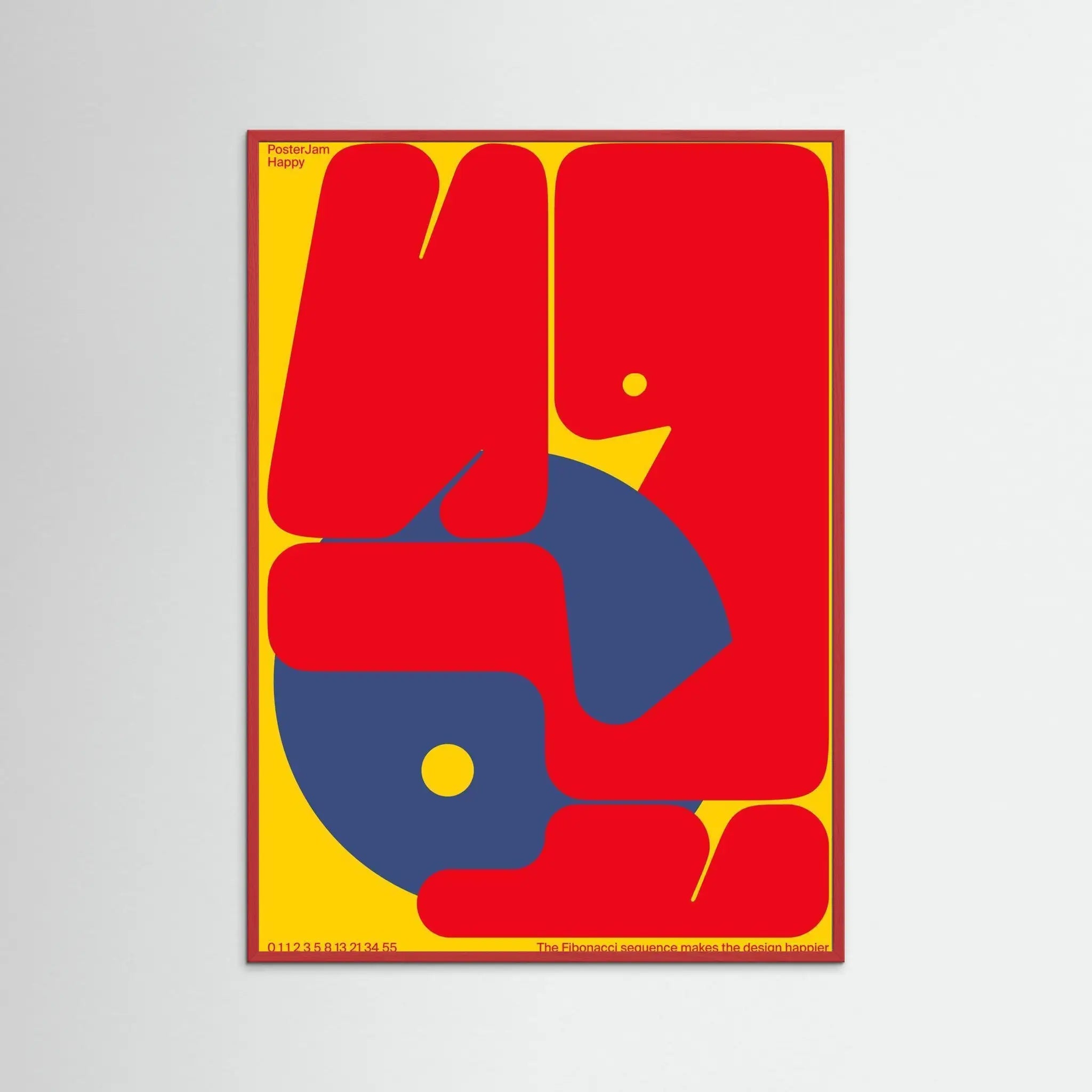 Poster-HAPPY- Mikhail Lychkovskiy- TADAM!-affiche-art-print- 21 x 29 cm / 8 x 11″ (A4) / No Frame-21 x 29 cm / 8 x 11″ (A4) / Black Wood-21 x 29 cm / 8 x 11″ (A4) / Blue Wood-21 x 29 cm / 8 x 11″ (A4) / Grey Wood-21 x 29 cm / 8 x 11″ (A4) / Green Wood