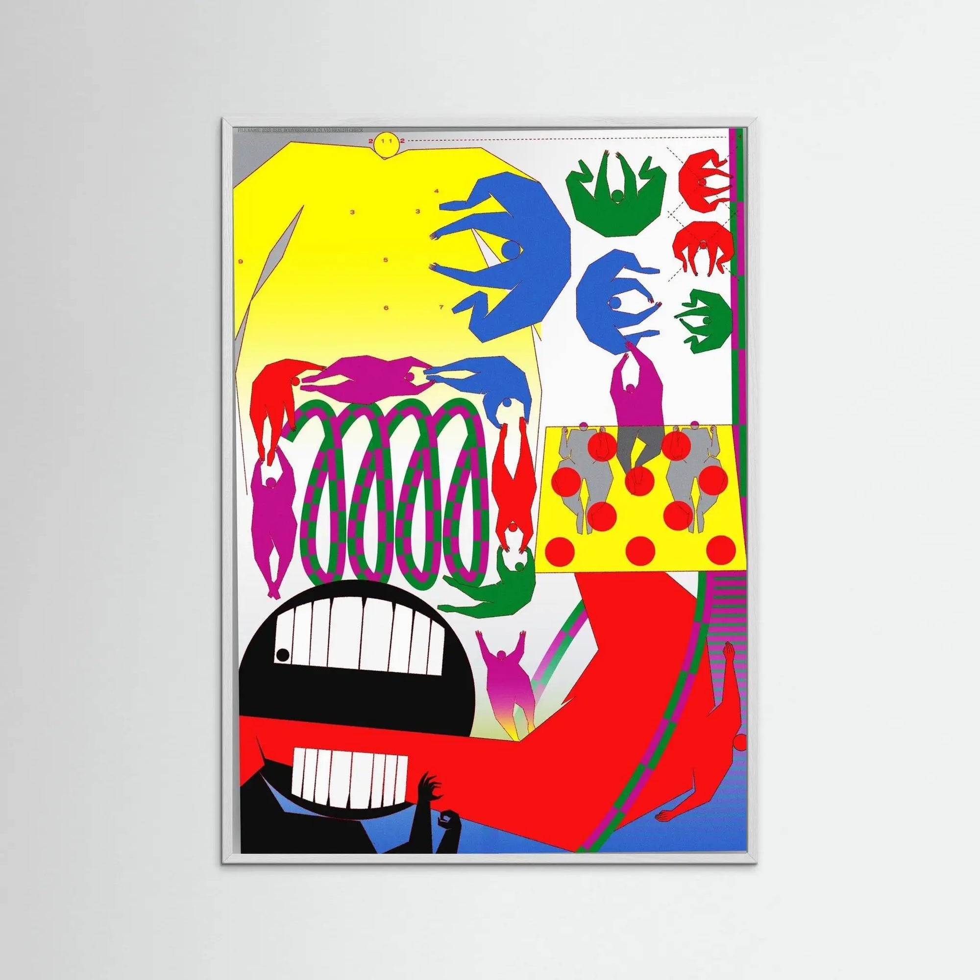 Poster-HEALTH CHECK- Shen Hou- TADAM!-affiche-art-print- 21 x 29 cm / 8 x 11″ (A4) / No Frame-21 x 29 cm / 8 x 11″ (A4) / Black Wood-21 x 29 cm / 8 x 11″ (A4) / Blue Wood-21 x 29 cm / 8 x 11″ (A4) / Grey Wood-21 x 29 cm / 8 x 11″ (A4) / Green Wood