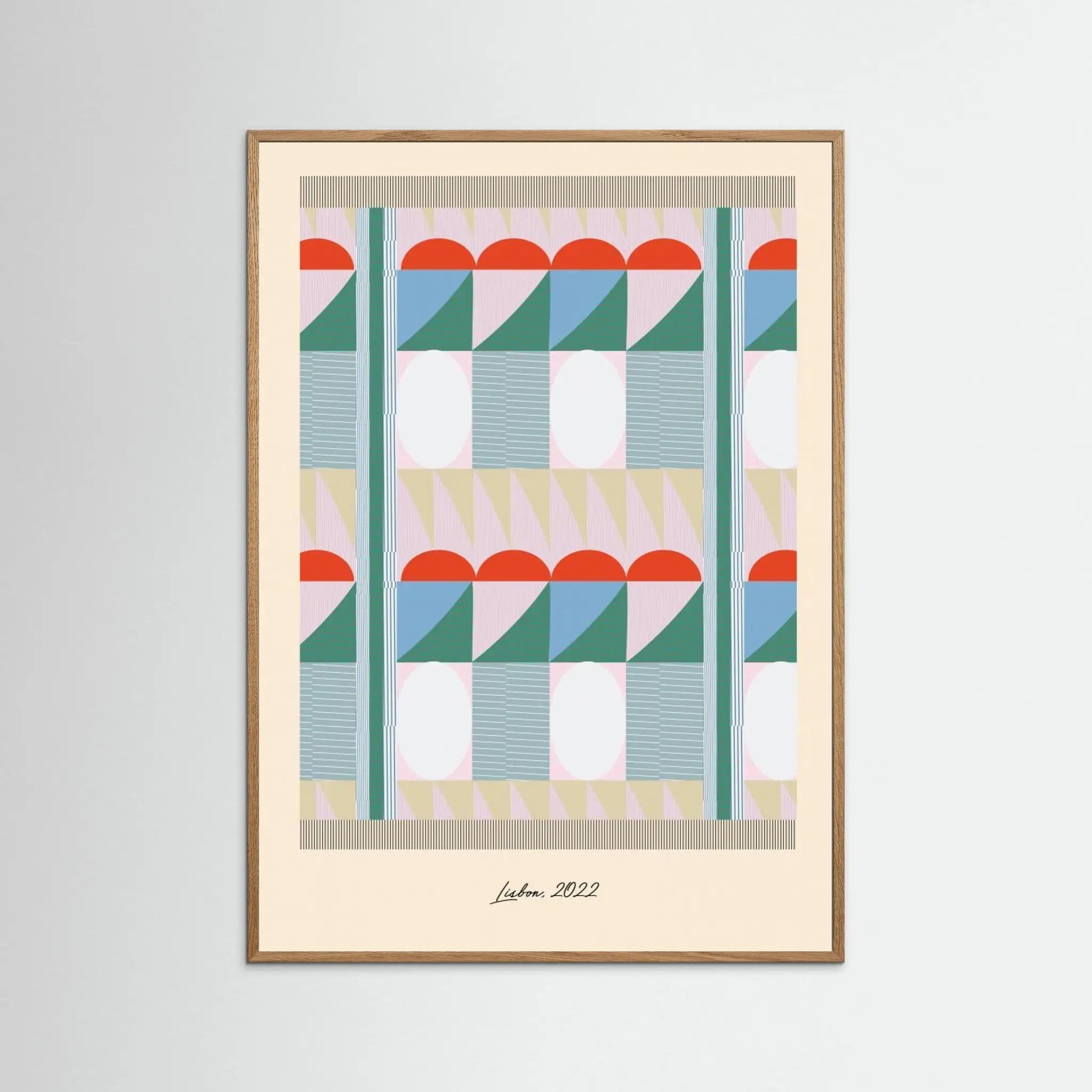 Poster-LISBOA FLAT- Emma Make- TADAM!-affiche-art-print- 21 x 29 cm / 8 x 11″ (A4) / No Frame-21 x 29 cm / 8 x 11″ (A4) / Black Wood-21 x 29 cm / 8 x 11″ (A4) / Blue Wood-21 x 29 cm / 8 x 11″ (A4) / Grey Wood-21 x 29 cm / 8 x 11″ (A4) / Green Wood