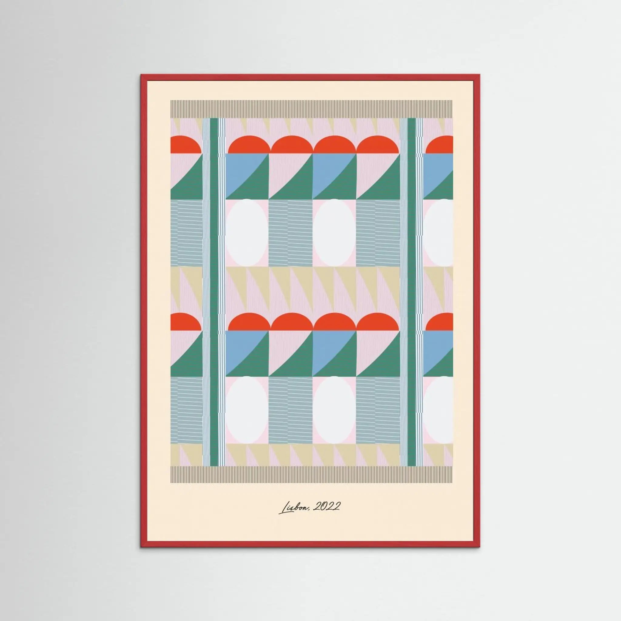 Poster-LISBOA FLAT- Emma Make- TADAM!-affiche-art-print- 21 x 29 cm / 8 x 11″ (A4) / No Frame-21 x 29 cm / 8 x 11″ (A4) / Black Wood-21 x 29 cm / 8 x 11″ (A4) / Blue Wood-21 x 29 cm / 8 x 11″ (A4) / Grey Wood-21 x 29 cm / 8 x 11″ (A4) / Green Wood