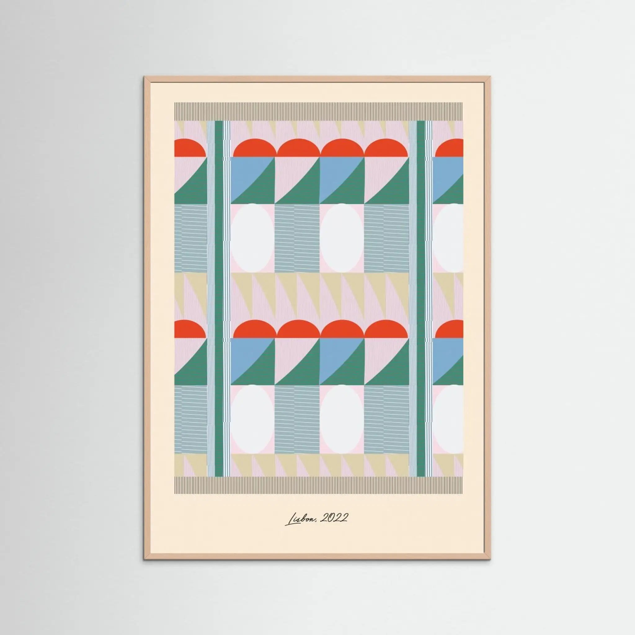 Poster-LISBOA FLAT- Emma Make- TADAM!-affiche-art-print- 21 x 29 cm / 8 x 11″ (A4) / No Frame-21 x 29 cm / 8 x 11″ (A4) / Black Wood-21 x 29 cm / 8 x 11″ (A4) / Blue Wood-21 x 29 cm / 8 x 11″ (A4) / Grey Wood-21 x 29 cm / 8 x 11″ (A4) / Green Wood