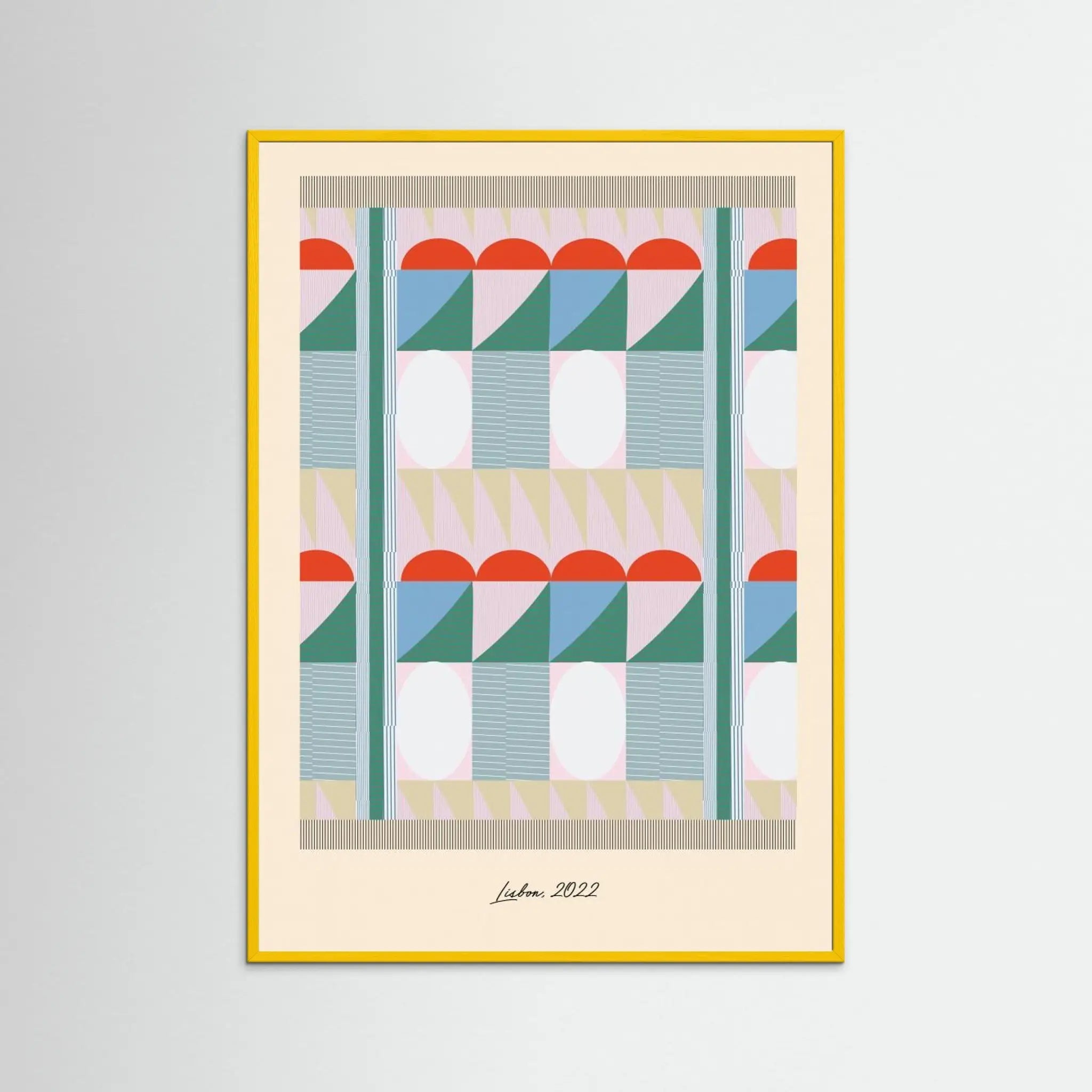 Poster-LISBOA FLAT- Emma Make- TADAM!-affiche-art-print- 21 x 29 cm / 8 x 11″ (A4) / No Frame-21 x 29 cm / 8 x 11″ (A4) / Black Wood-21 x 29 cm / 8 x 11″ (A4) / Blue Wood-21 x 29 cm / 8 x 11″ (A4) / Grey Wood-21 x 29 cm / 8 x 11″ (A4) / Green Wood