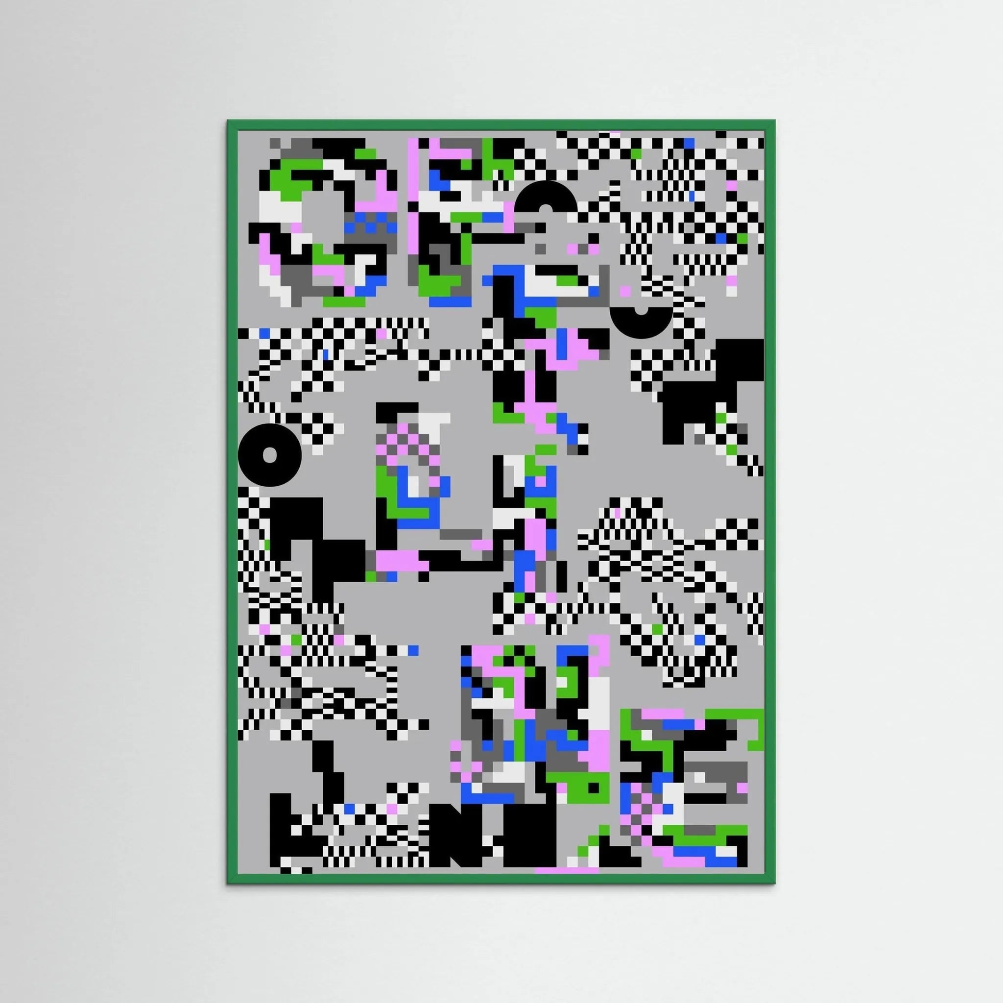 Poster-OFFLINE- Hien Chi Le- TADAM!-affiche-art-print- 21 x 29 cm / 8 x 11″ (A4) / No Frame-21 x 29 cm / 8 x 11″ (A4) / Black Wood-21 x 29 cm / 8 x 11″ (A4) / Blue Wood-21 x 29 cm / 8 x 11″ (A4) / Grey Wood-21 x 29 cm / 8 x 11″ (A4) / Green Wood