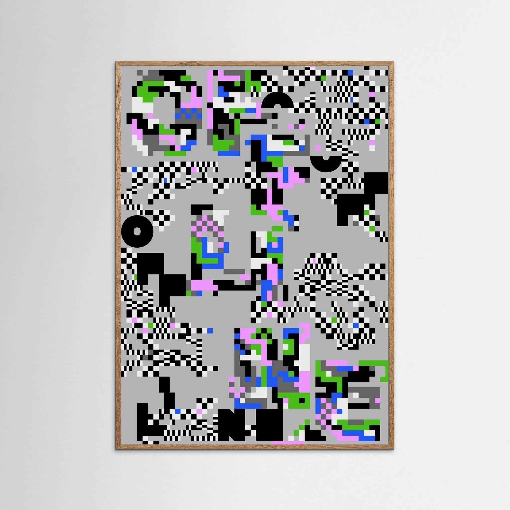 Poster-OFFLINE- Hien Chi Le- TADAM!-affiche-art-print- 21 x 29 cm / 8 x 11″ (A4) / No Frame-21 x 29 cm / 8 x 11″ (A4) / Black Wood-21 x 29 cm / 8 x 11″ (A4) / Blue Wood-21 x 29 cm / 8 x 11″ (A4) / Grey Wood-21 x 29 cm / 8 x 11″ (A4) / Green Wood