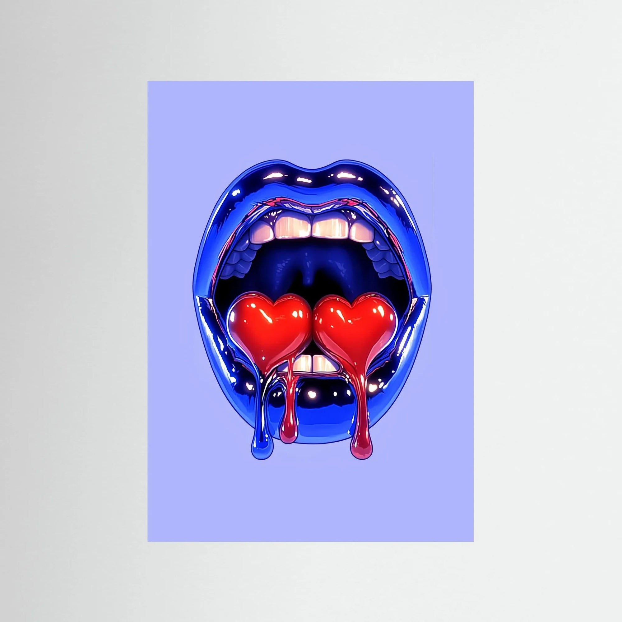 Poster-OPEN YOUR MOUTH- Alex Parnassus- TADAM!-affiche-art-print- 21 x 29 cm / 8 x 11″ (A4) / No Frame-21 x 29 cm / 8 x 11″ (A4) / Black Wood-21 x 29 cm / 8 x 11″ (A4) / Blue Wood-21 x 29 cm / 8 x 11″ (A4) / Grey Wood-21 x 29 cm / 8 x 11″ (A4) / Green Wood