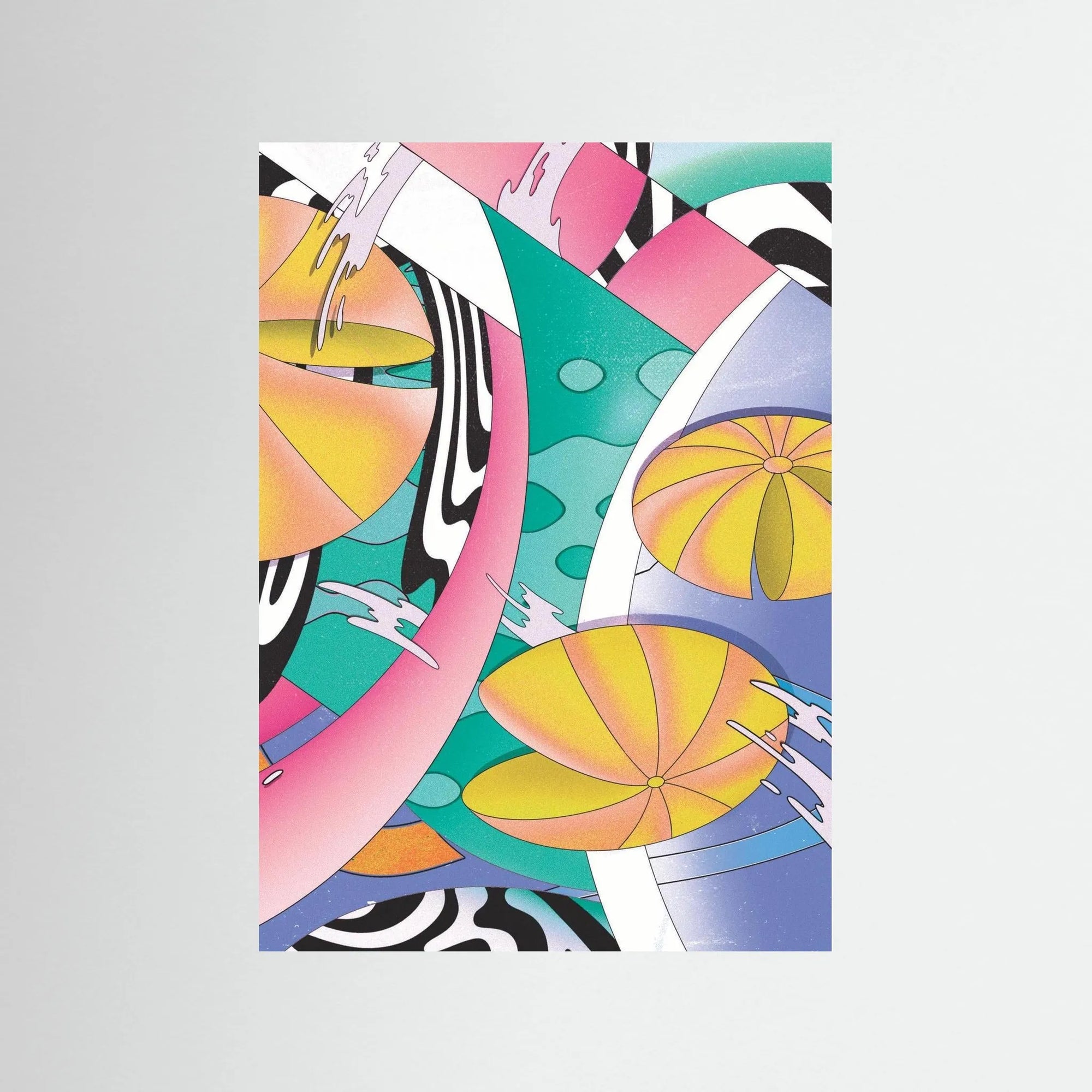 Poster-PARISOLE- Rowena Lloyd- TADAM!-affiche-art-print- 21 x 29 cm / 8 x 11″ (A4) / No Frame-21 x 29 cm / 8 x 11″ (A4) / Black Wood-21 x 29 cm / 8 x 11″ (A4) / Blue Wood-21 x 29 cm / 8 x 11″ (A4) / Grey Wood-21 x 29 cm / 8 x 11″ (A4) / Green Wood