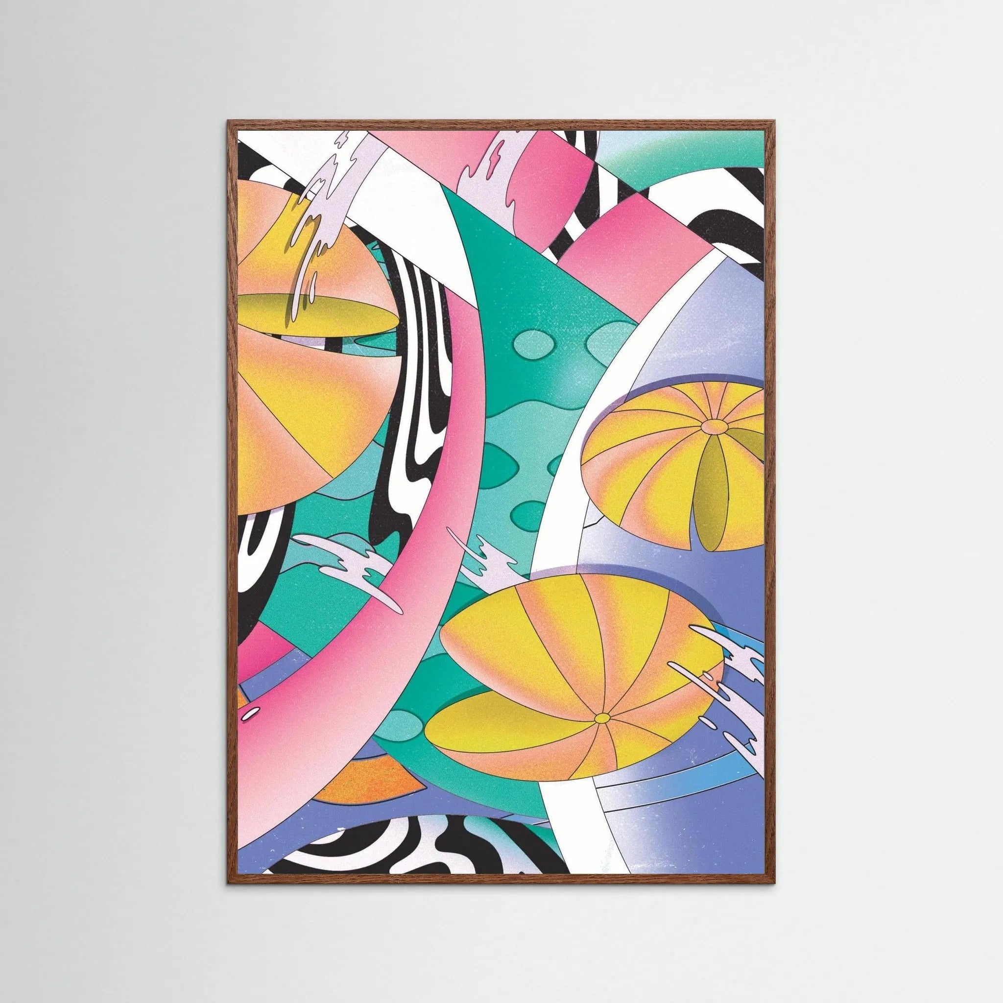 Poster-PARISOLE- Rowena Lloyd- TADAM!-affiche-art-print- 21 x 29 cm / 8 x 11″ (A4) / No Frame-21 x 29 cm / 8 x 11″ (A4) / Black Wood-21 x 29 cm / 8 x 11″ (A4) / Blue Wood-21 x 29 cm / 8 x 11″ (A4) / Grey Wood-21 x 29 cm / 8 x 11″ (A4) / Green Wood