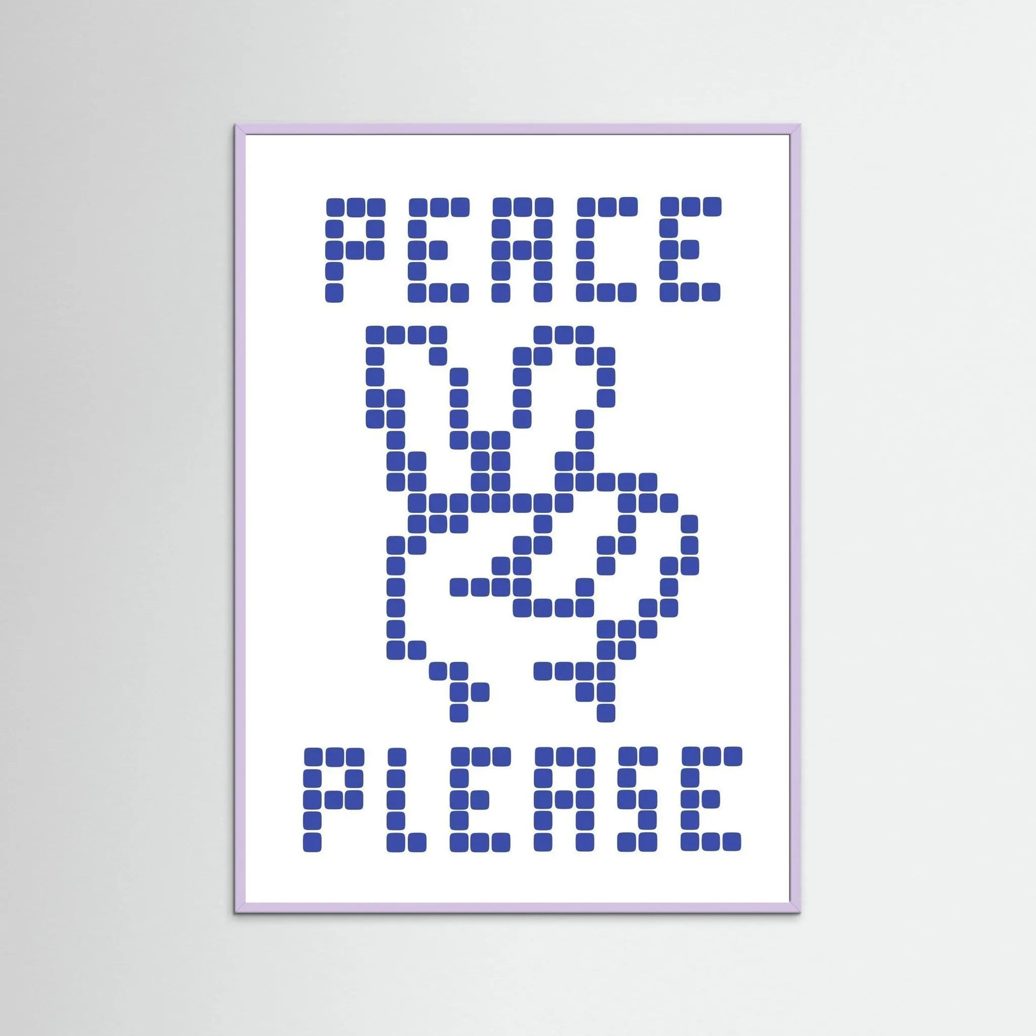 Poster-PEACE PLEASE- Eric Schwarz- TADAM!-affiche-art-print- 21 x 29 cm / 8 x 11″ (A4) / No Frame-21 x 29 cm / 8 x 11″ (A4) / Black Wood-21 x 29 cm / 8 x 11″ (A4) / Blue Wood-21 x 29 cm / 8 x 11″ (A4) / Grey Wood-21 x 29 cm / 8 x 11″ (A4) / Green Wood