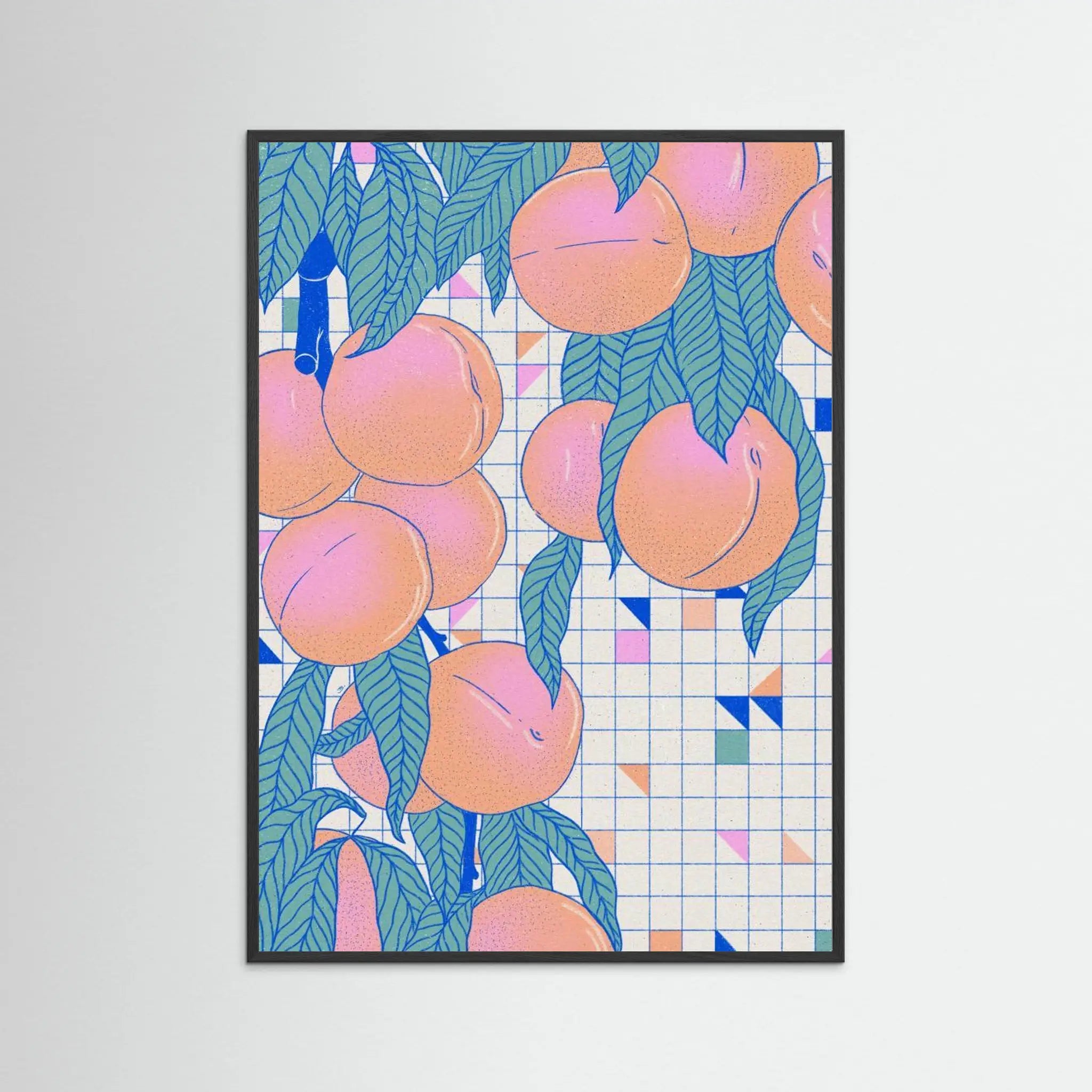 Poster-PEACHES- Ada Jarzebowska- TADAM!-affiche-art-print- 21 x 29 cm / 8 x 11″ (A4) / No Frame-21 x 29 cm / 8 x 11″ (A4) / Black Wood-21 x 29 cm / 8 x 11″ (A4) / Blue Wood-21 x 29 cm / 8 x 11″ (A4) / Grey Wood-21 x 29 cm / 8 x 11″ (A4) / Green Wood