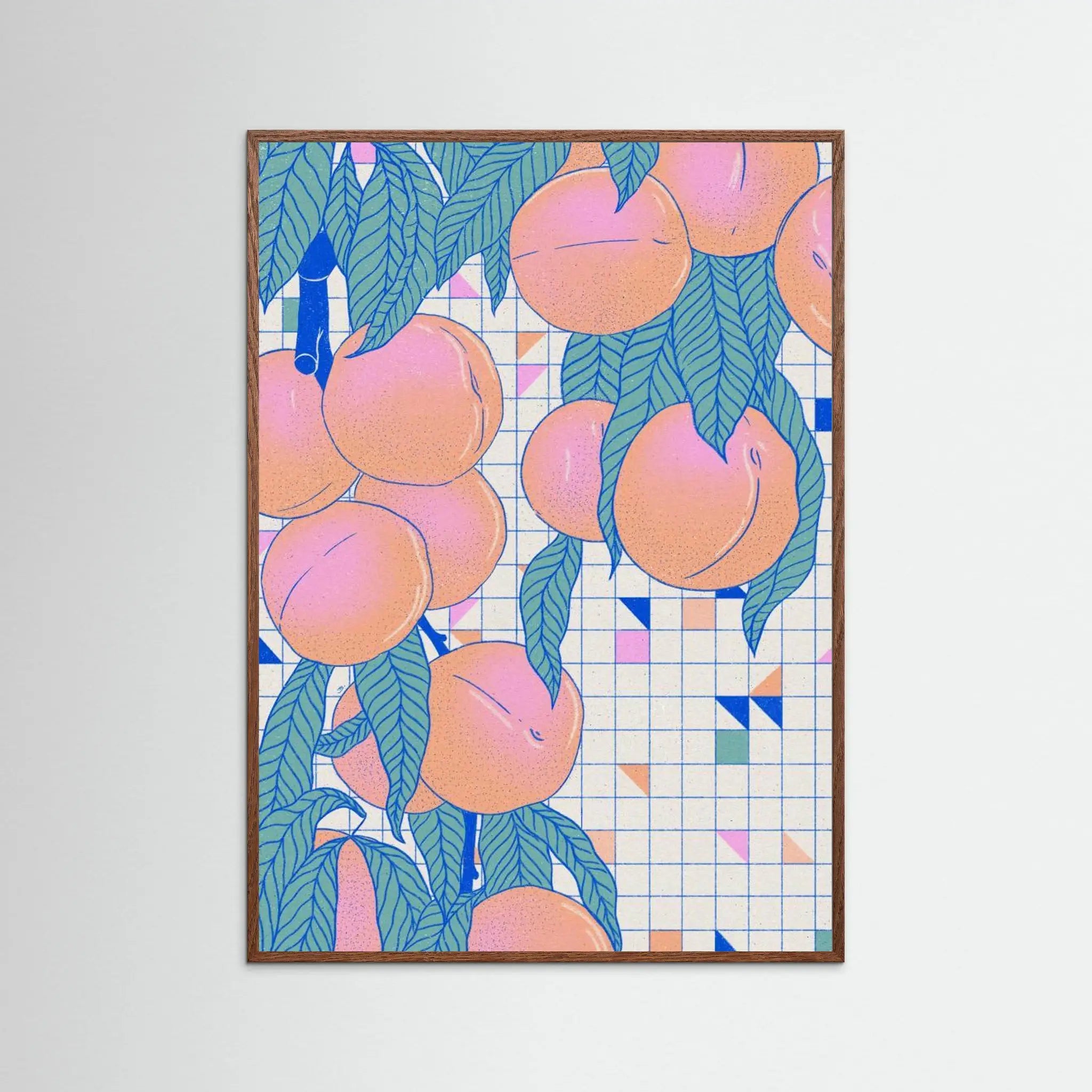 Poster-PEACHES- Ada Jarzebowska- TADAM!-affiche-art-print- 21 x 29 cm / 8 x 11″ (A4) / No Frame-21 x 29 cm / 8 x 11″ (A4) / Black Wood-21 x 29 cm / 8 x 11″ (A4) / Blue Wood-21 x 29 cm / 8 x 11″ (A4) / Grey Wood-21 x 29 cm / 8 x 11″ (A4) / Green Wood