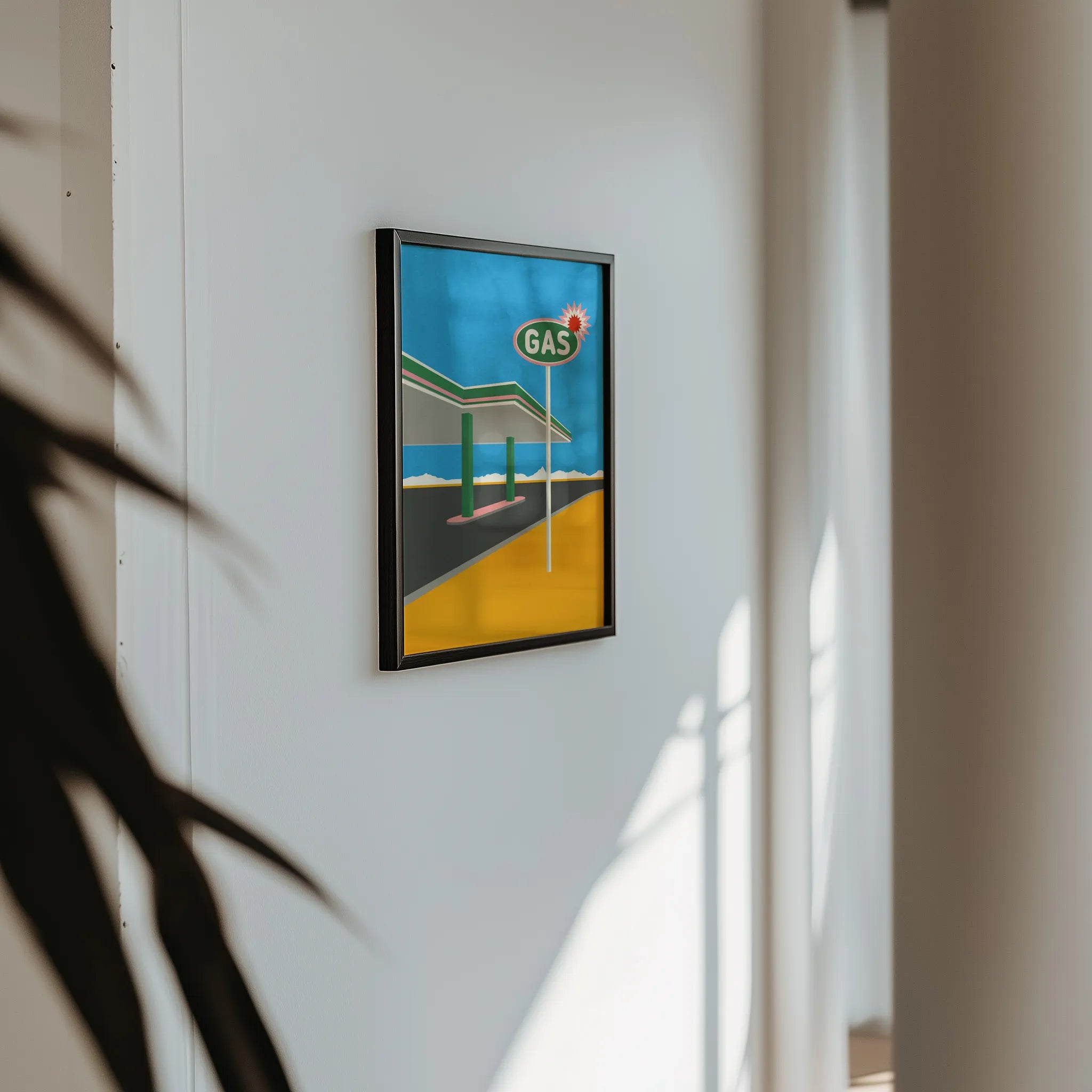 Poster-SPARK GAS STATION- Rosi Feist- TADAM!-affiche-art-print- 21 x 29 cm / 8 x 11″ (A4) / No Frame-21 x 29 cm / 8 x 11″ (A4) / Black Wood-21 x 29 cm / 8 x 11″ (A4) / Blue Wood-21 x 29 cm / 8 x 11″ (A4) / Grey Wood-21 x 29 cm / 8 x 11″ (A4) / Green Wood