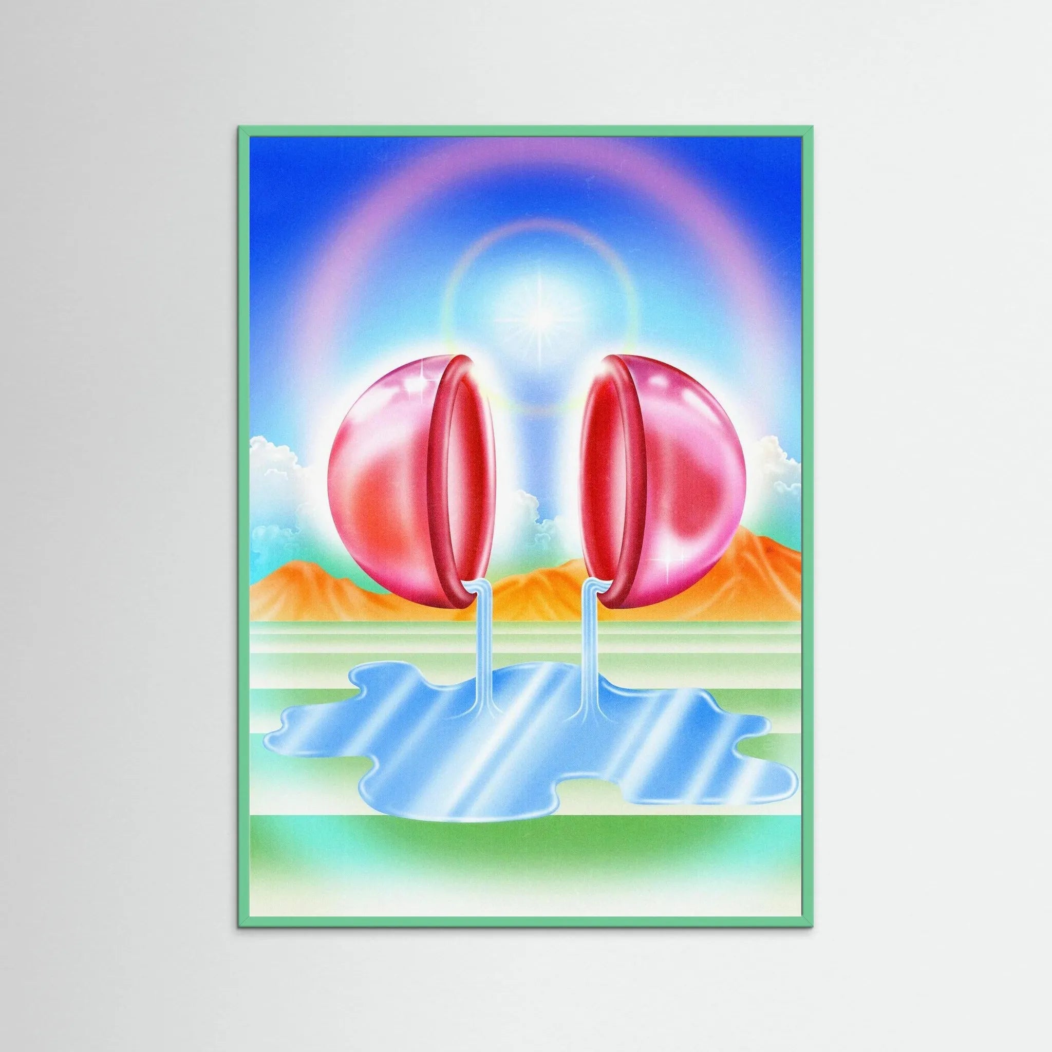 Poster-SPUTNIK SWEATHEART- Rowena Lloyd- TADAM!-affiche-art-print- 21 x 29 cm / 8 x 11″ (A4) / No Frame-21 x 29 cm / 8 x 11″ (A4) / Black Wood-21 x 29 cm / 8 x 11″ (A4) / Blue Wood-21 x 29 cm / 8 x 11″ (A4) / Grey Wood-21 x 29 cm / 8 x 11″ (A4) / Green Wood